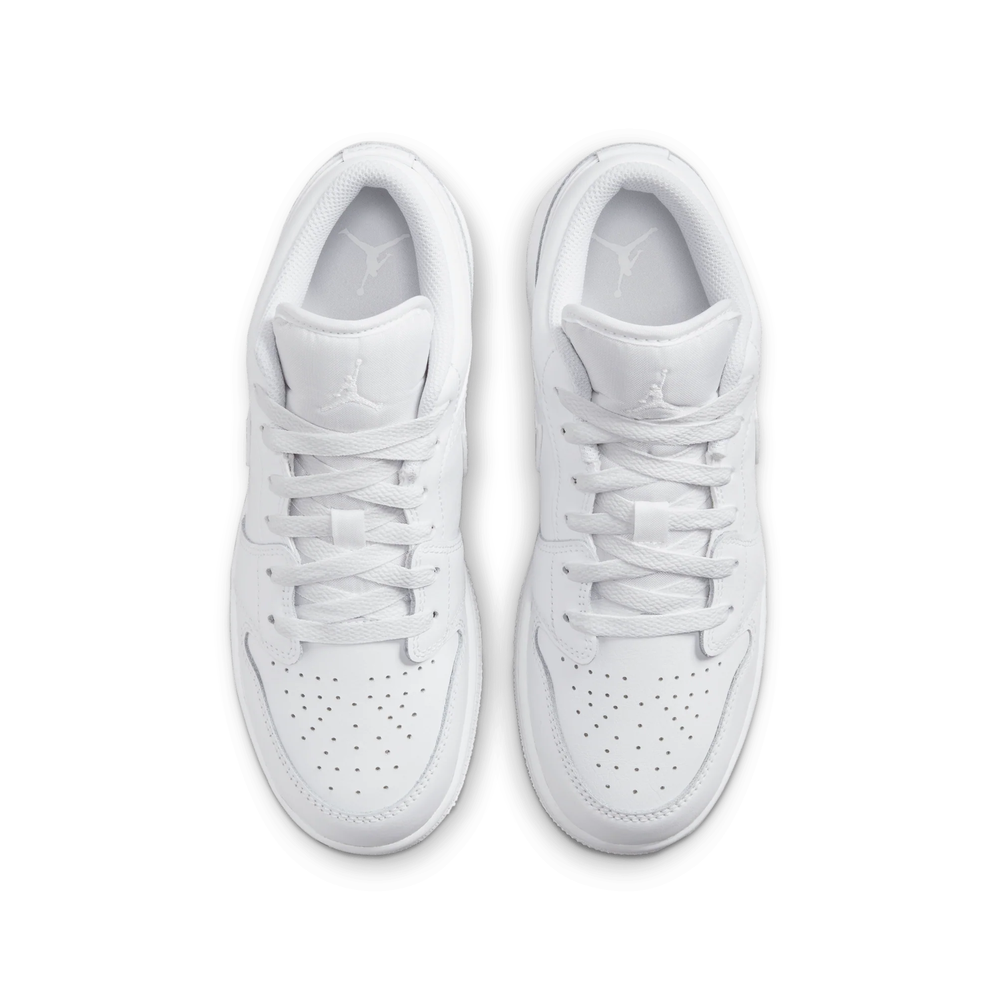 Jordan 1 Low Triple White (GS) - Image 3