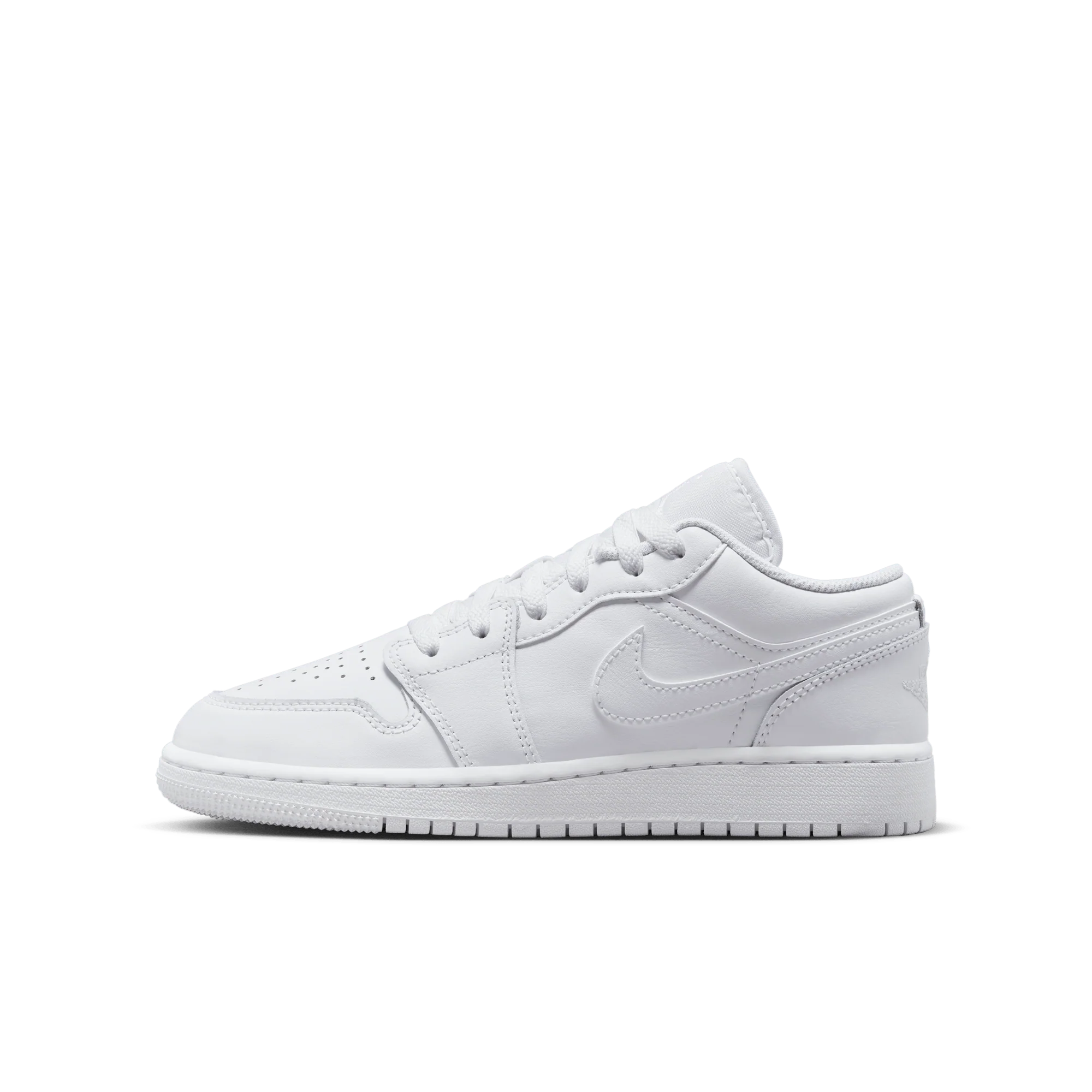 Jordan 1 Low Triple White (GS) - Image 5