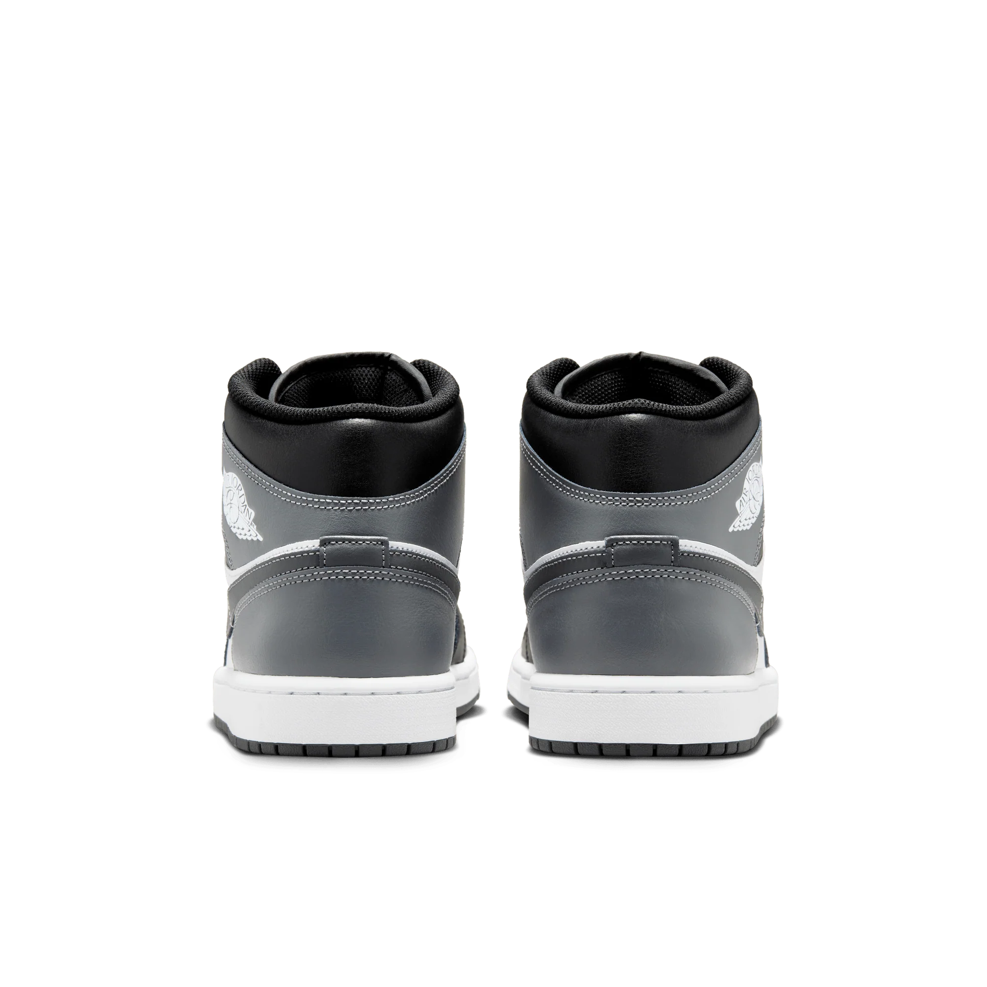 Jordan 1 Mid Black White Iron Grey - Image 3