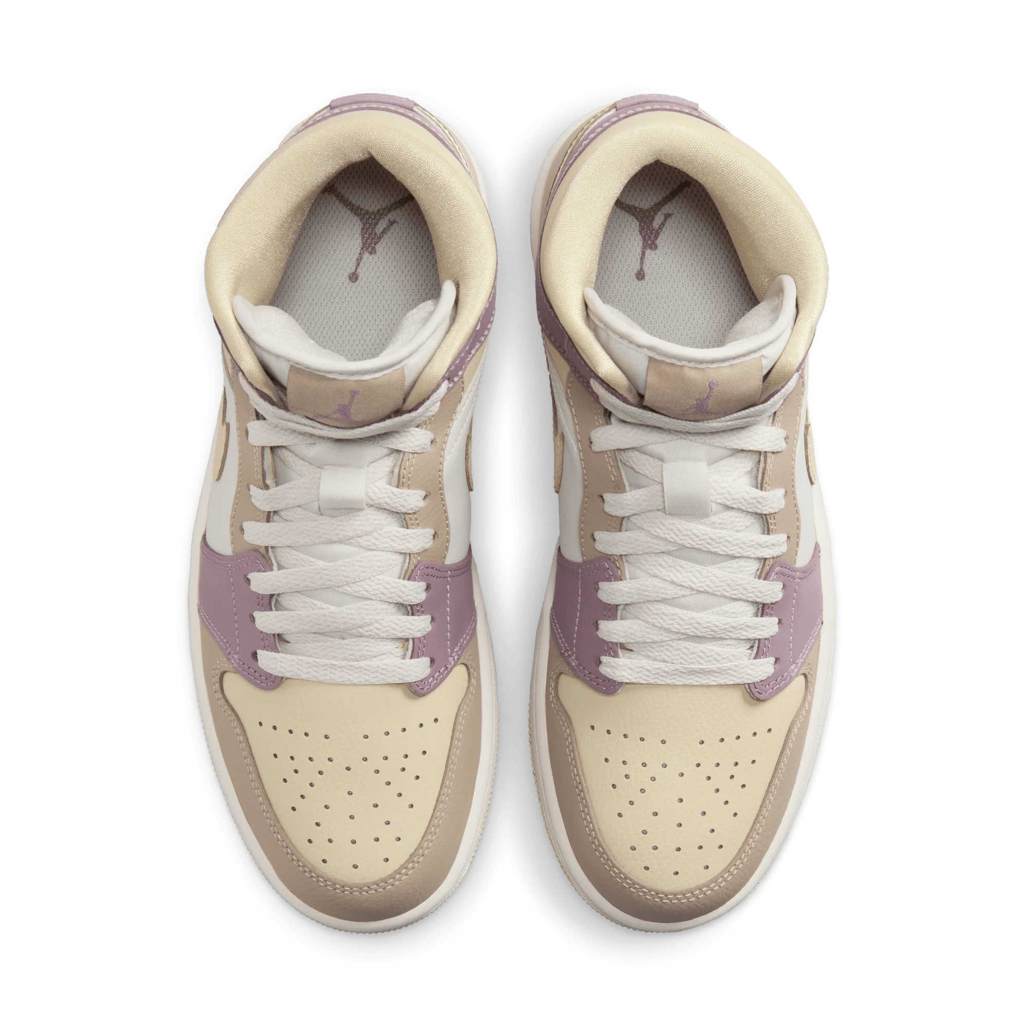 Jordan 1 Mid Light Orewood Brown Taupe Grey (Women's) - Image 3