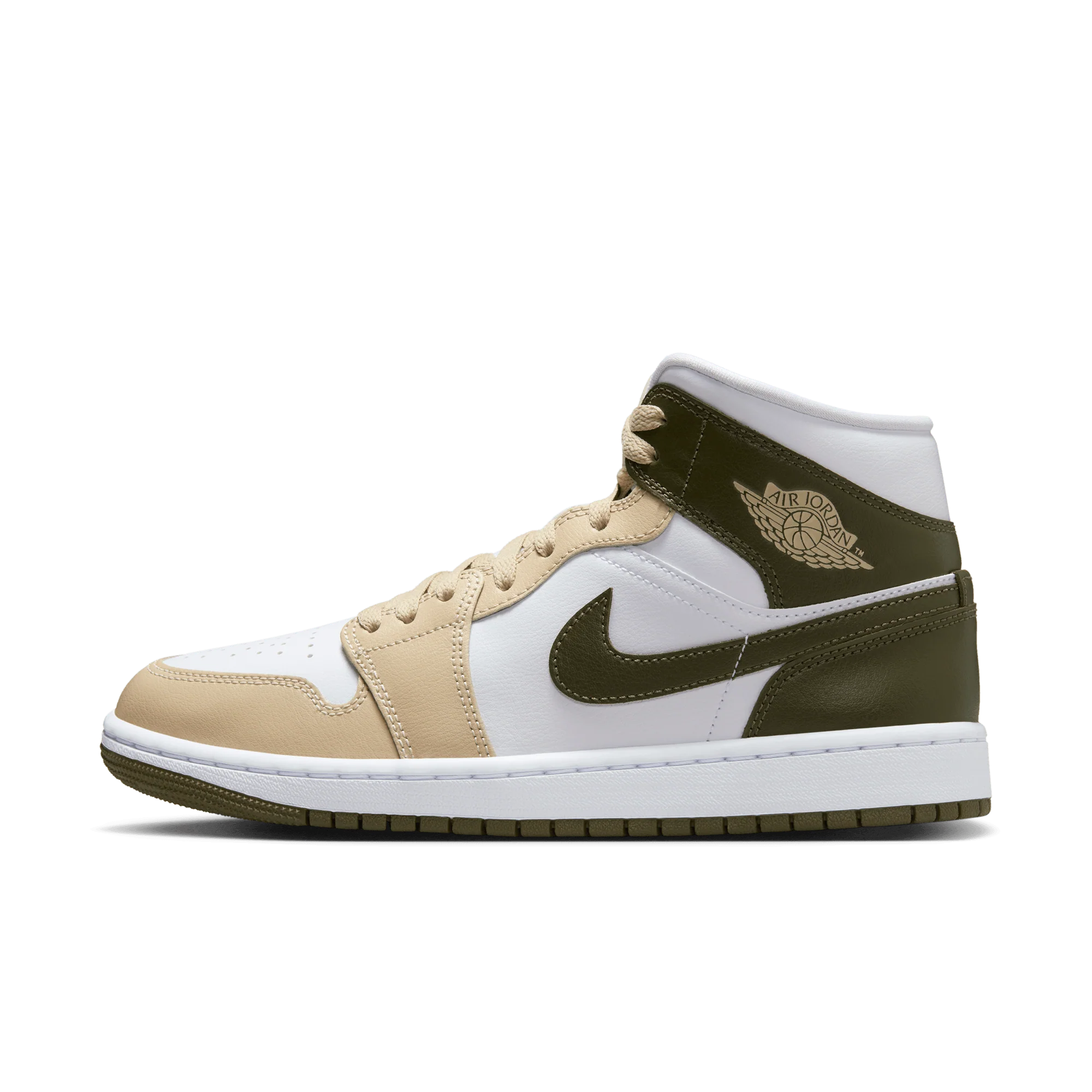Jordan 1 Mid Military Drab (Women's) - Image 5