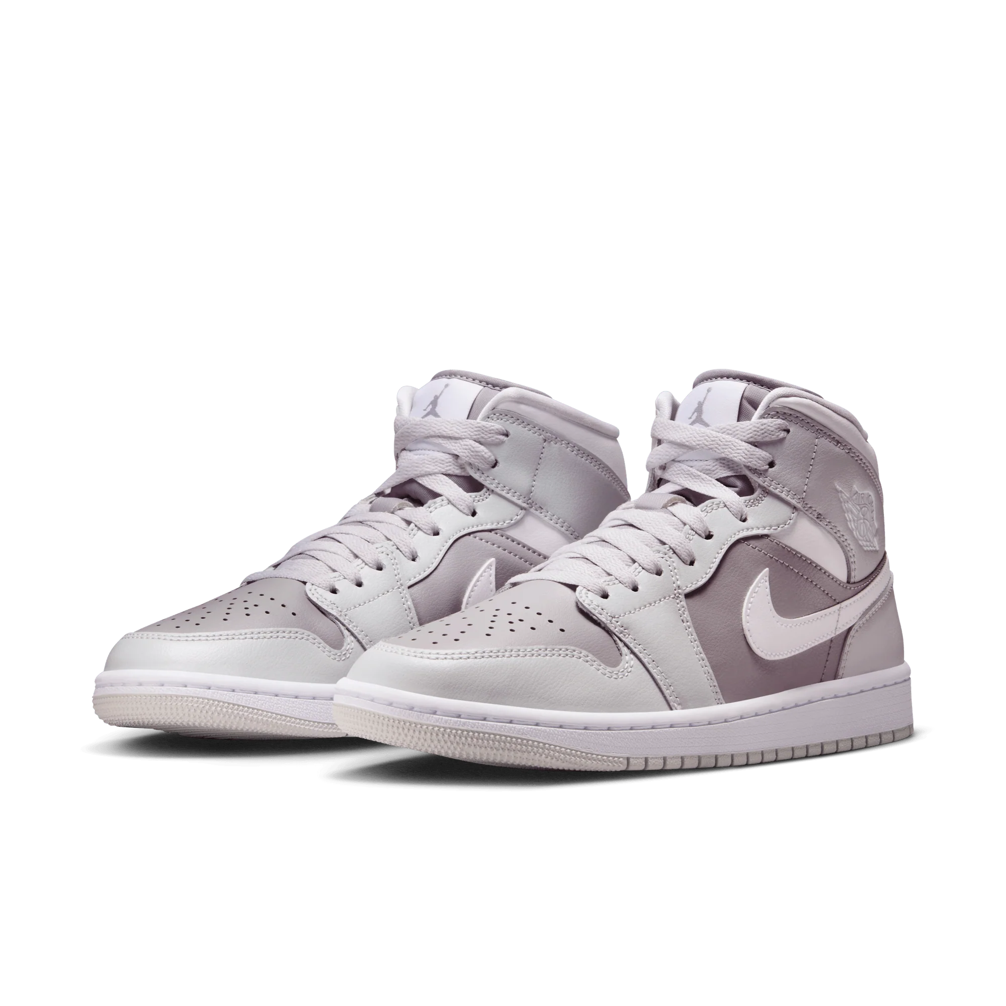 Jordan 1 Mid Photon Dust Atmosphere Grey (Women's) - Image 2