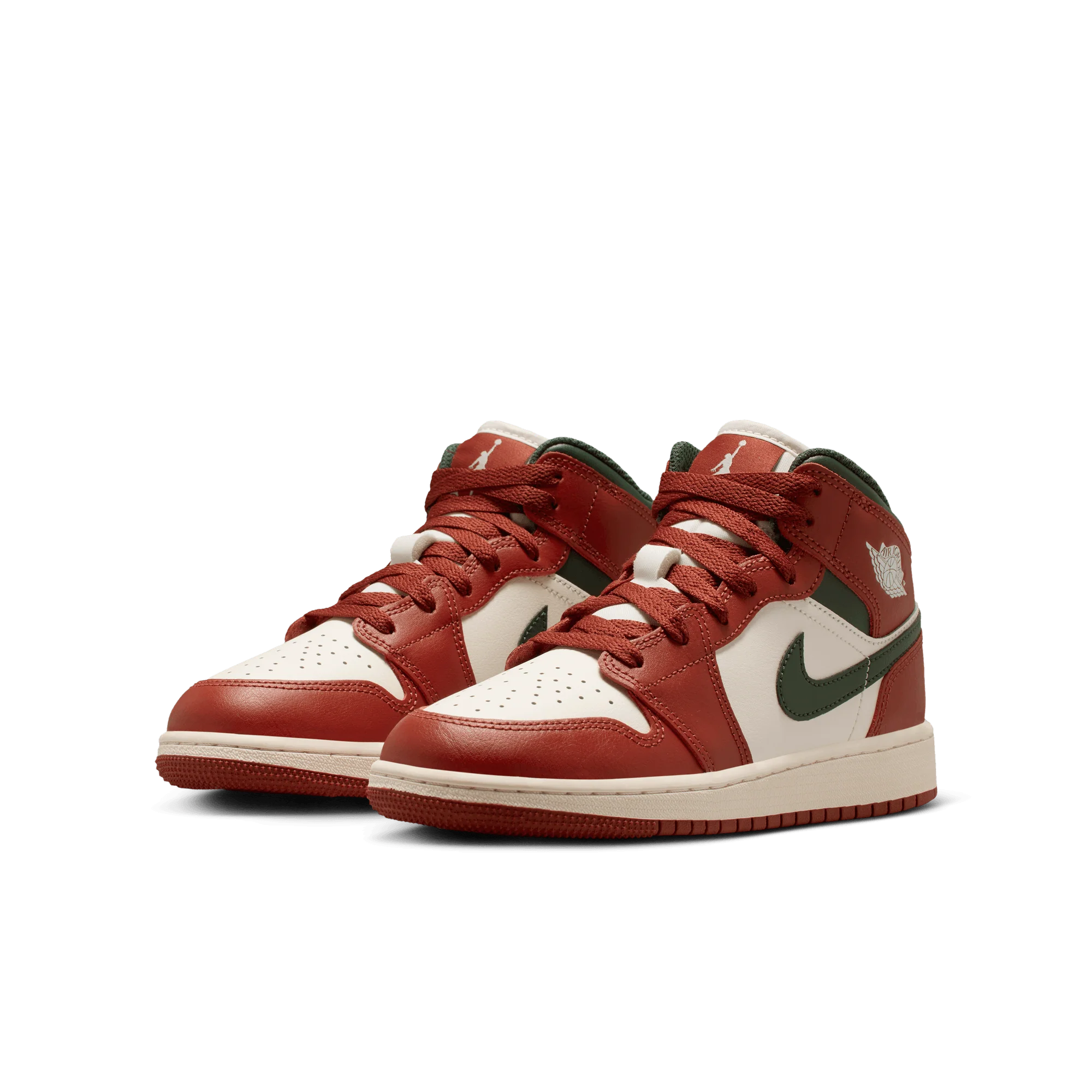 Jordan 1 Mid Redstone Midnight Green (GS) - Image 2