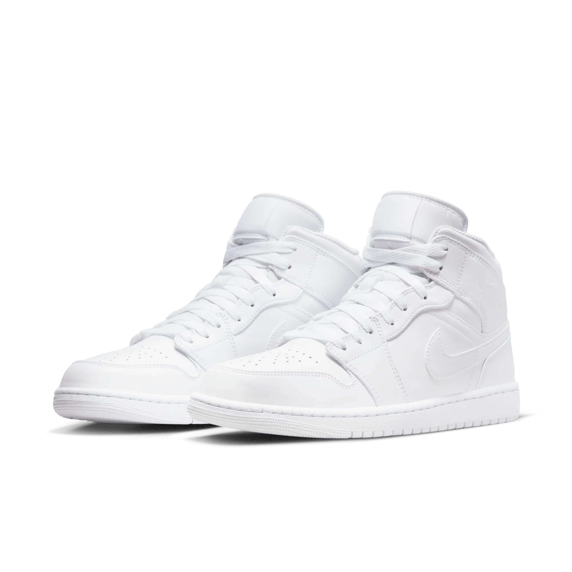 Jordan 1 Mid Triple White - Image 2