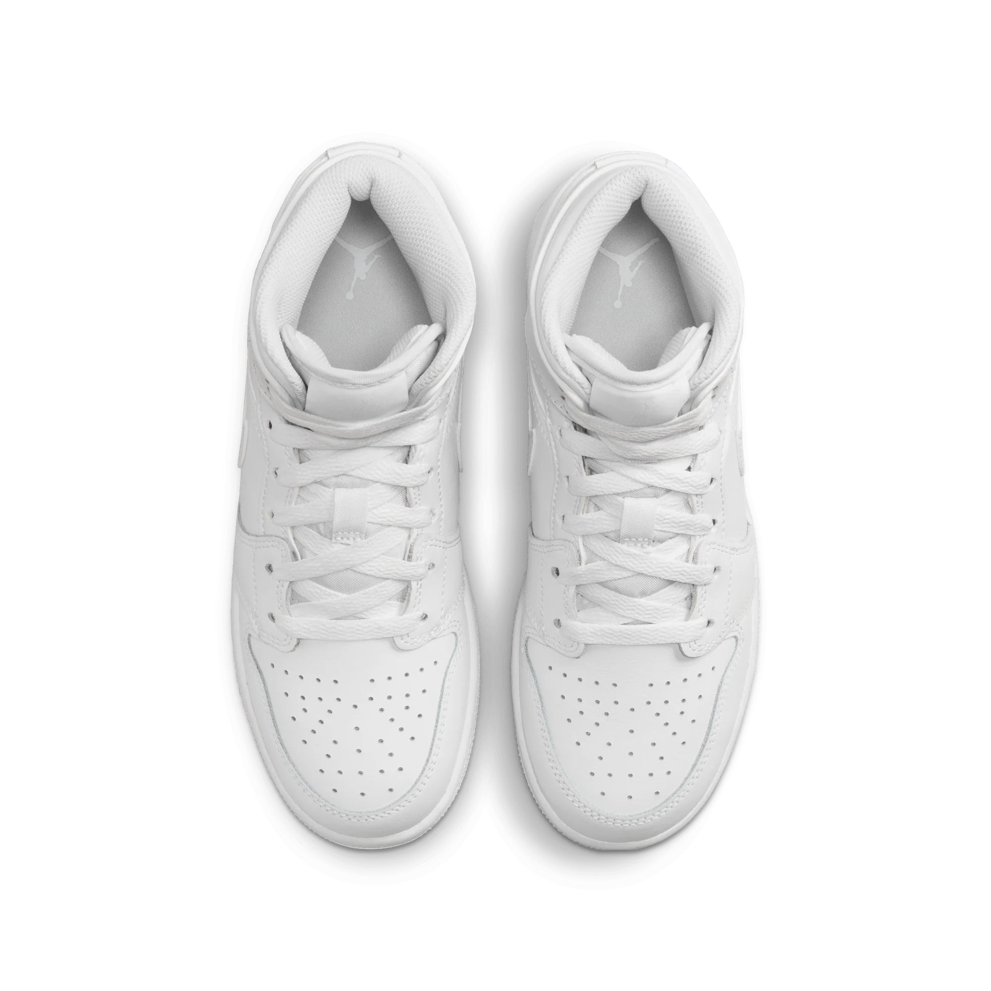 Jordan 1 Mid Triple White (2023) (GS) - Image 3