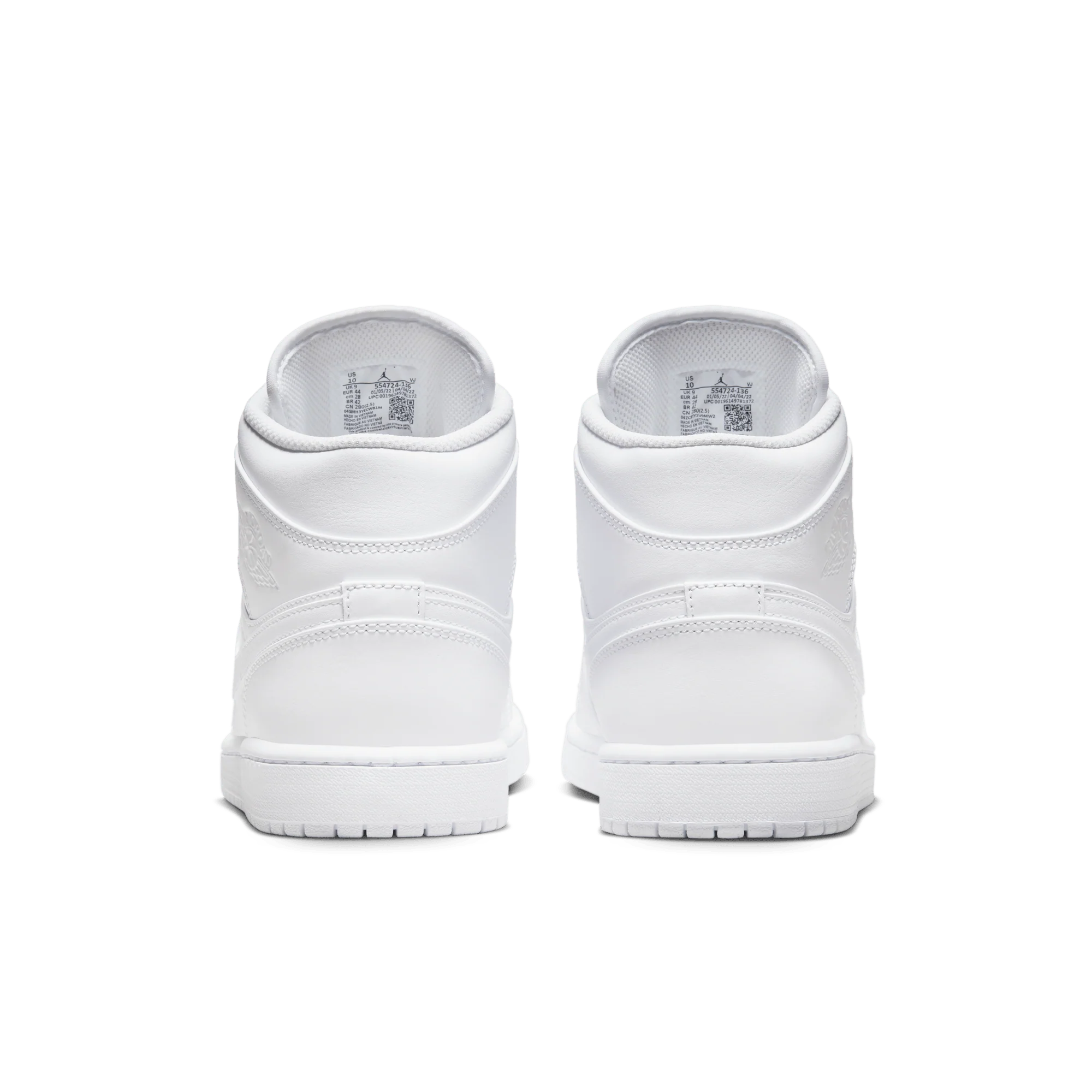 Jordan 1 Mid Triple White - Image 4