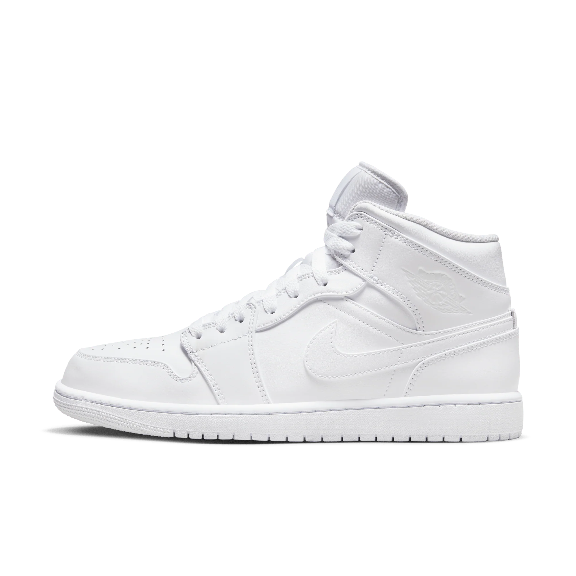 Jordan 1 Mid Triple White - Image 5