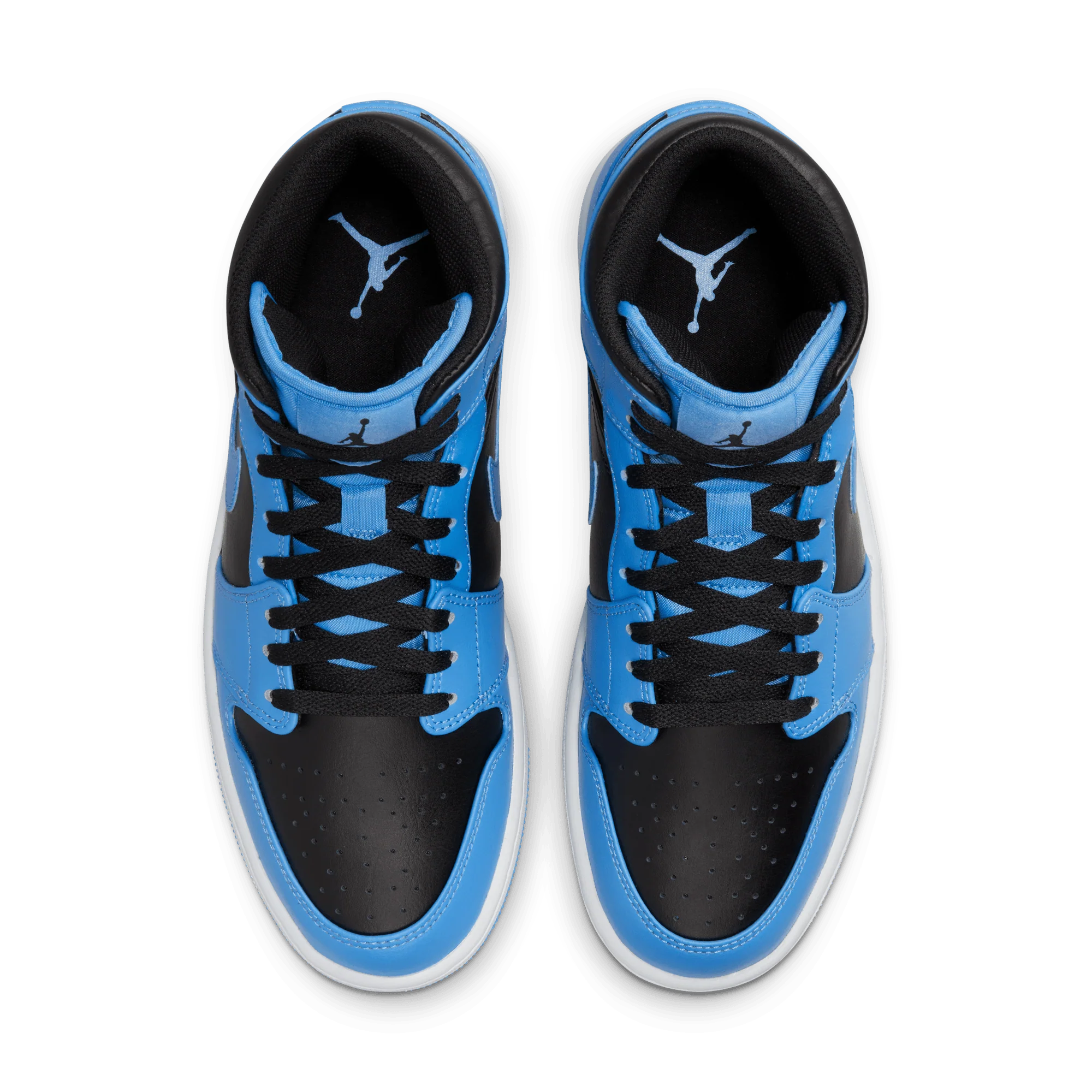 Jordan 1 Mid University Blue Black - Image 3