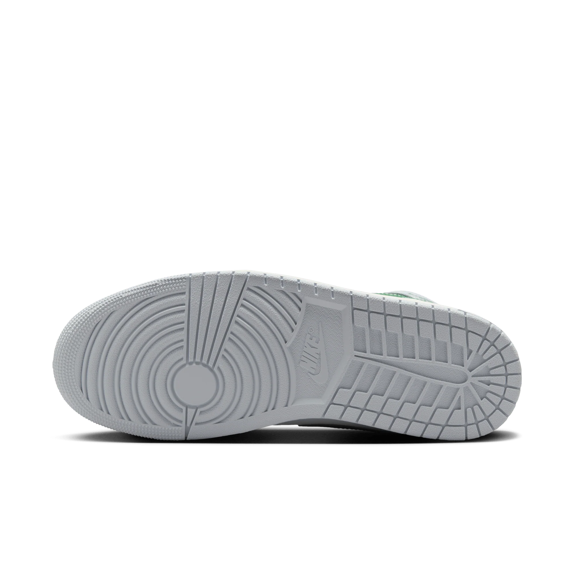 Jordan 1 Mid White Pure Platinum Pine Green - Image 6