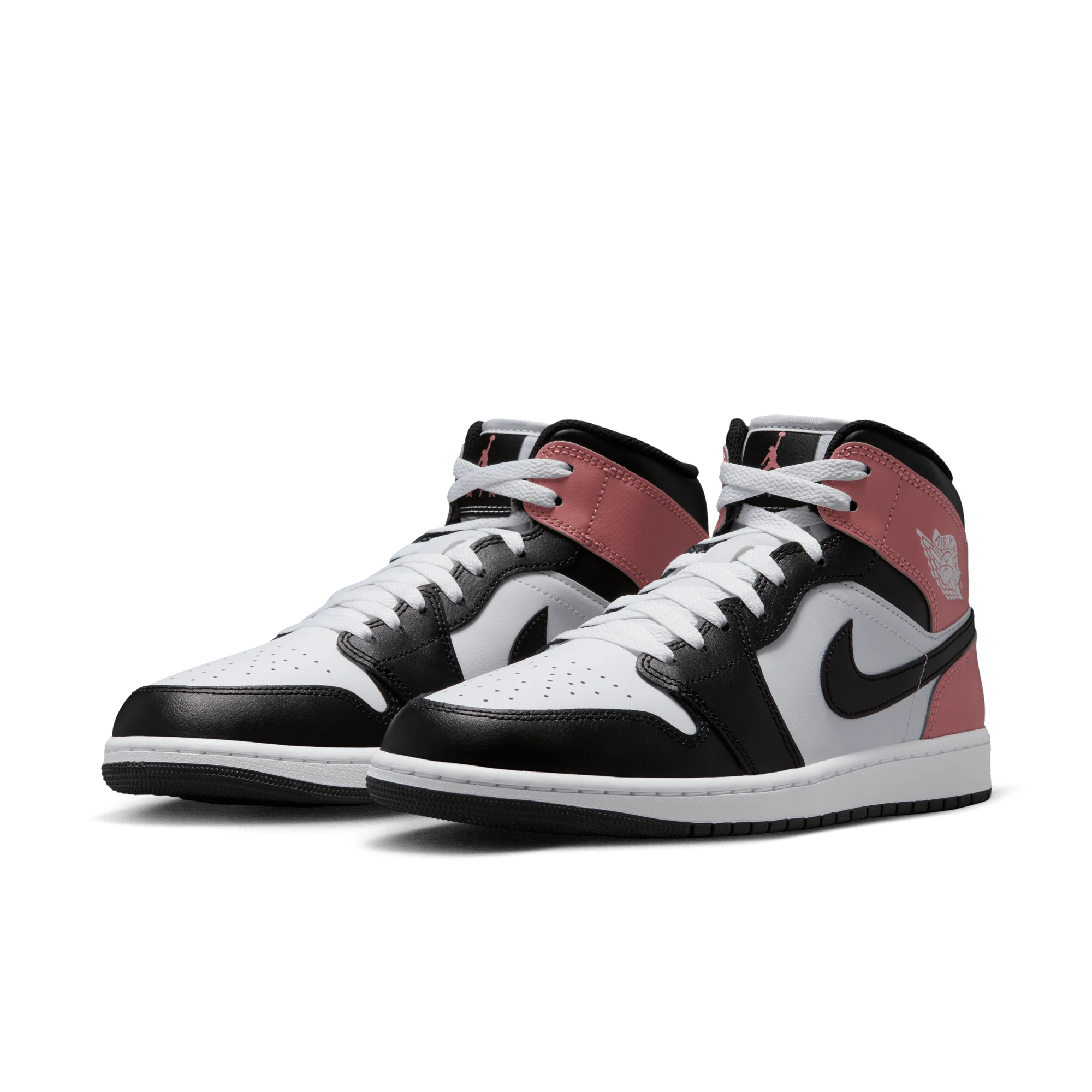 Jordan 1 Mid White Rust Pink Black - Image 2