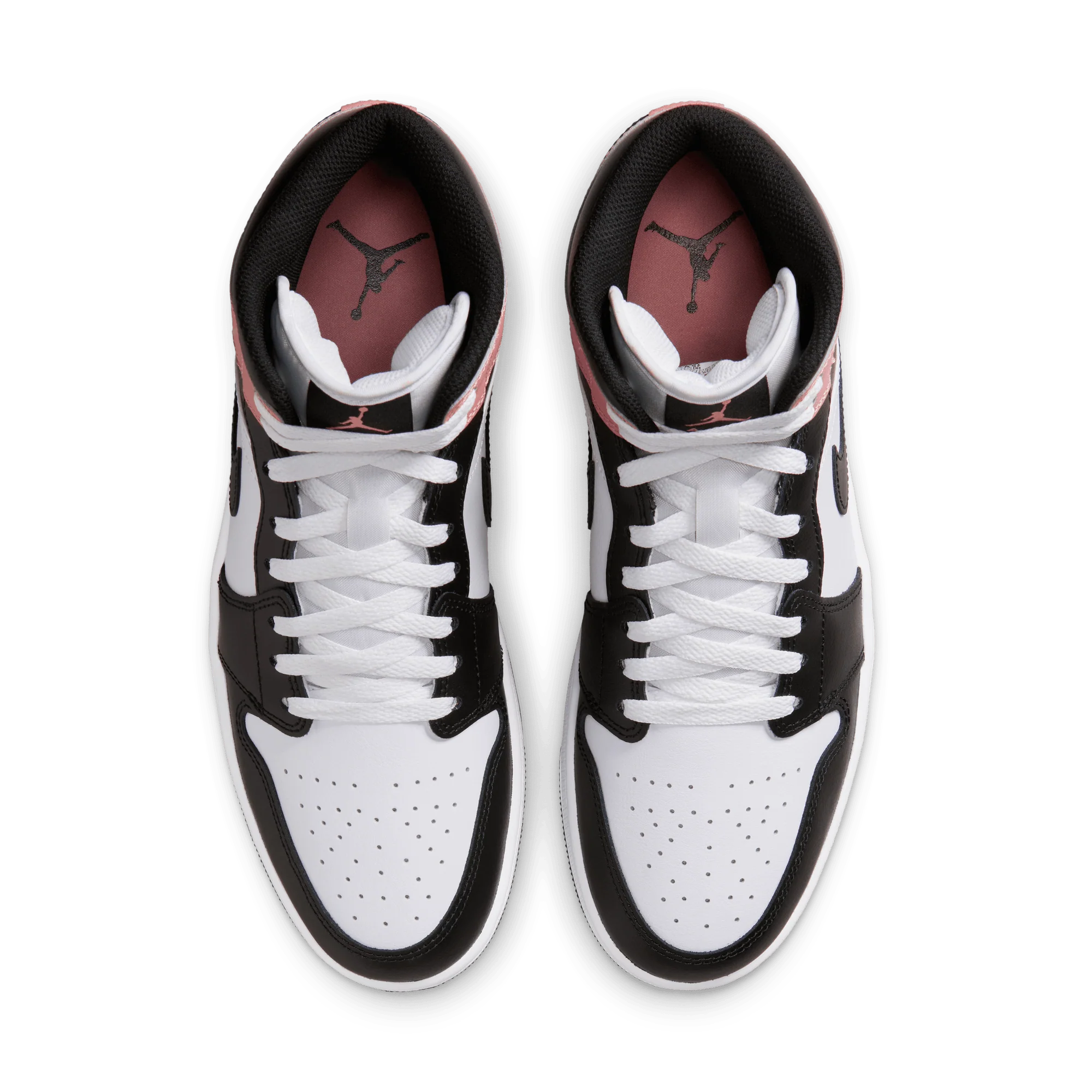 Jordan 1 Mid White Rust Pink Black - Image 3