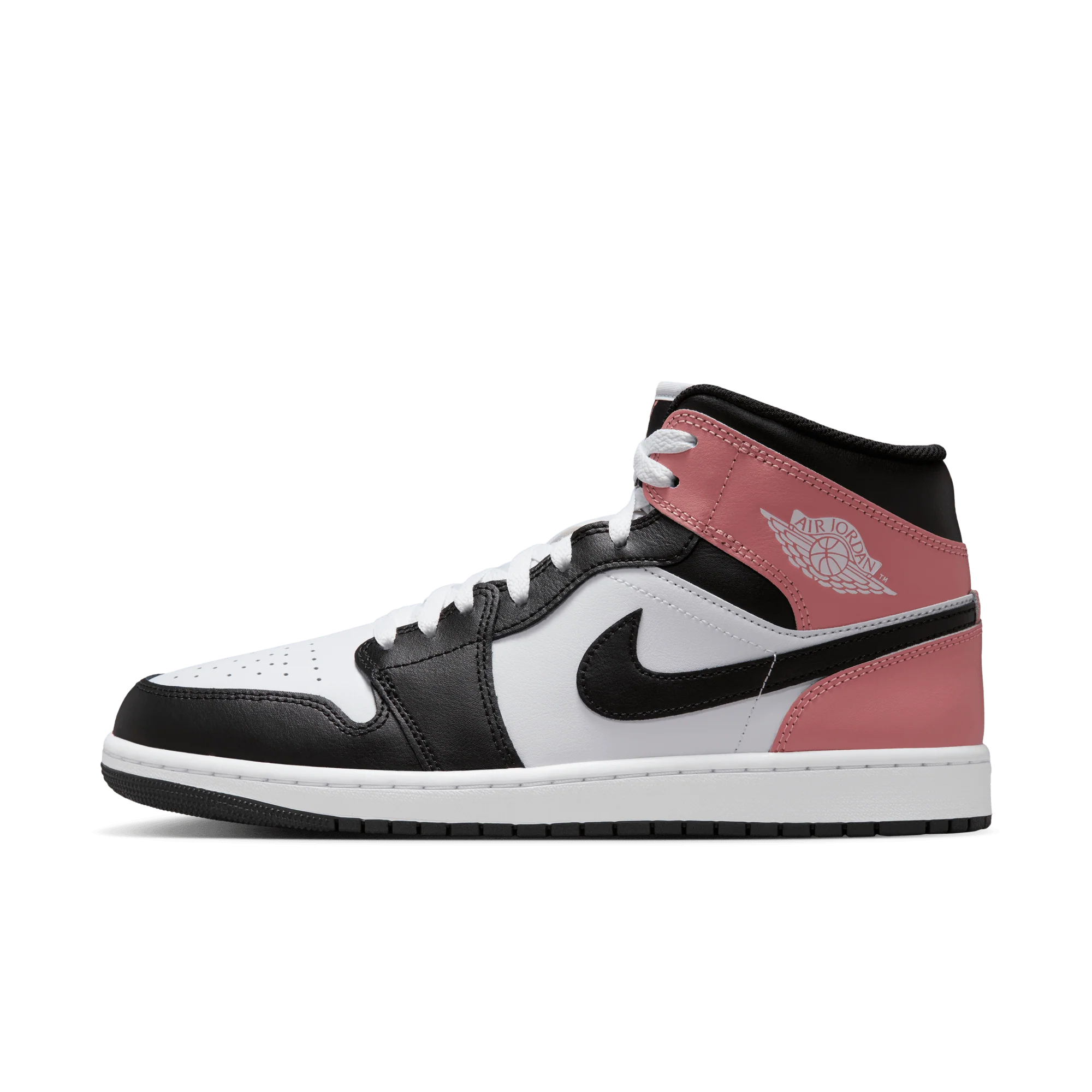 Jordan 1 Mid White Rust Pink Black - Image 5