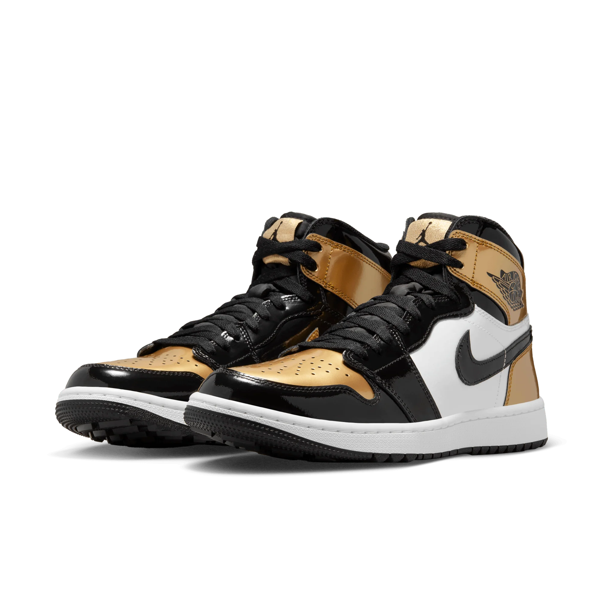 Jordan 1 Retro High Golf Patent Gold Toe - Image 2