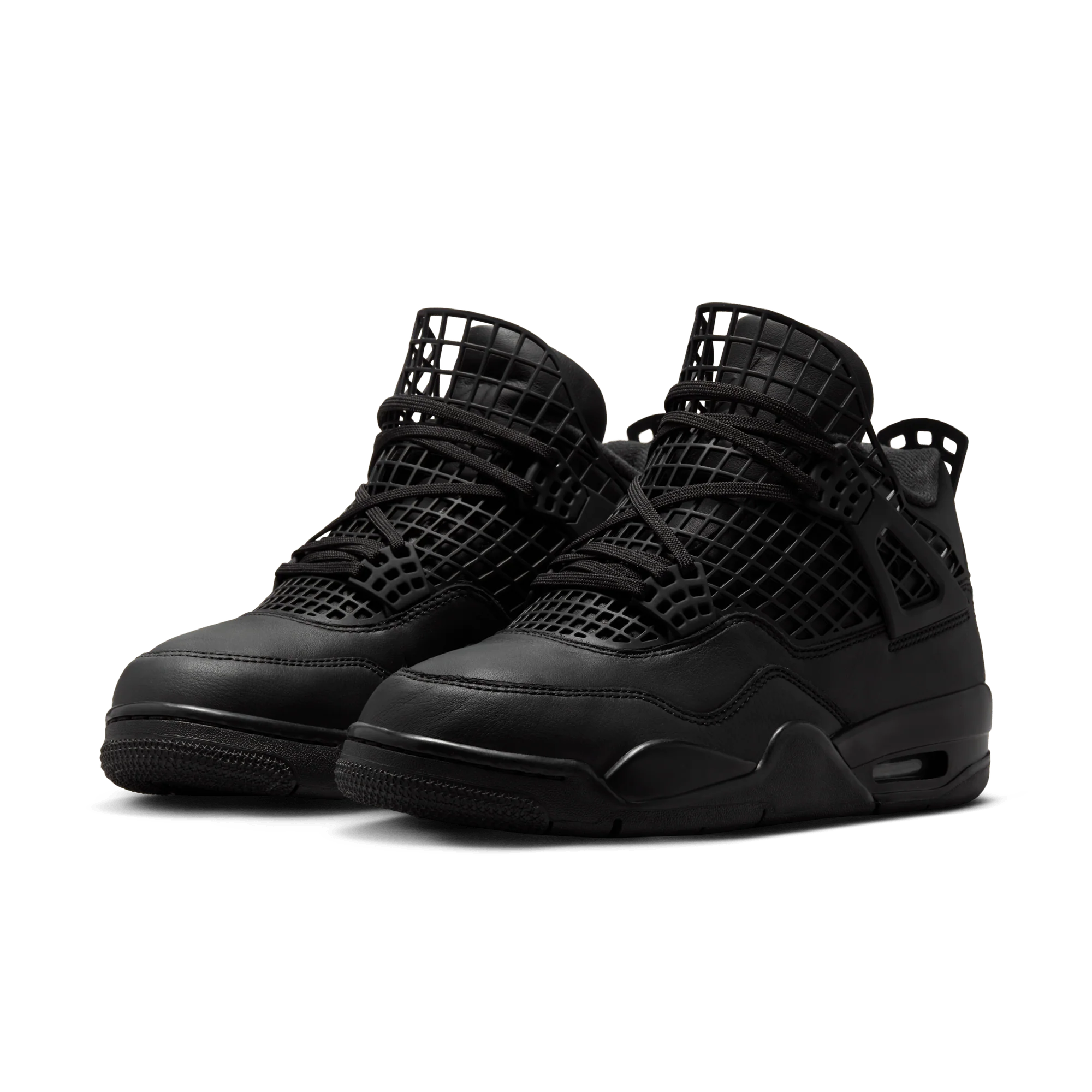 Jordan 4 Retro Net Black (Women's) - Image 2