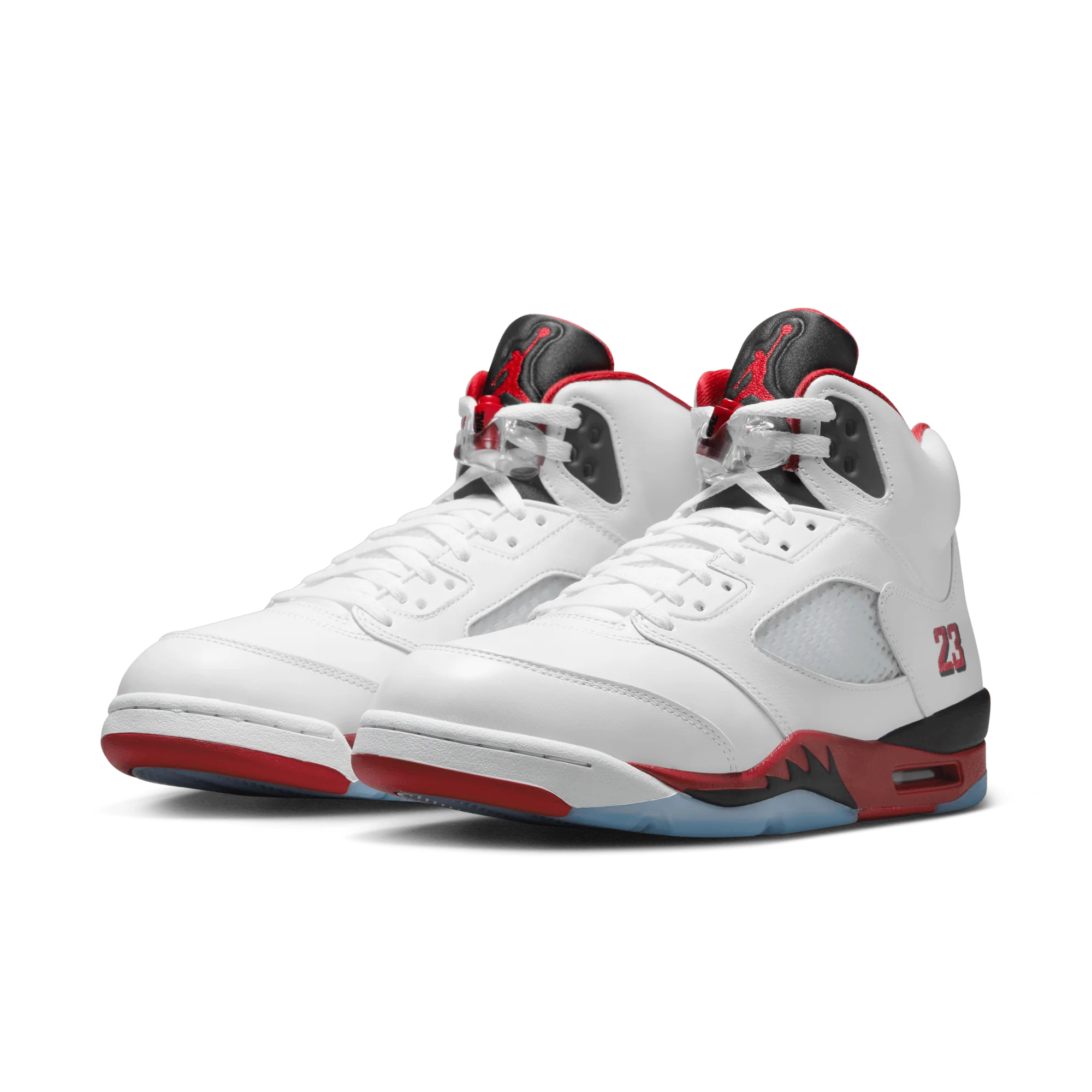 Jordan 5 Retro Fire Red Black Tongue (2025) - Image 2