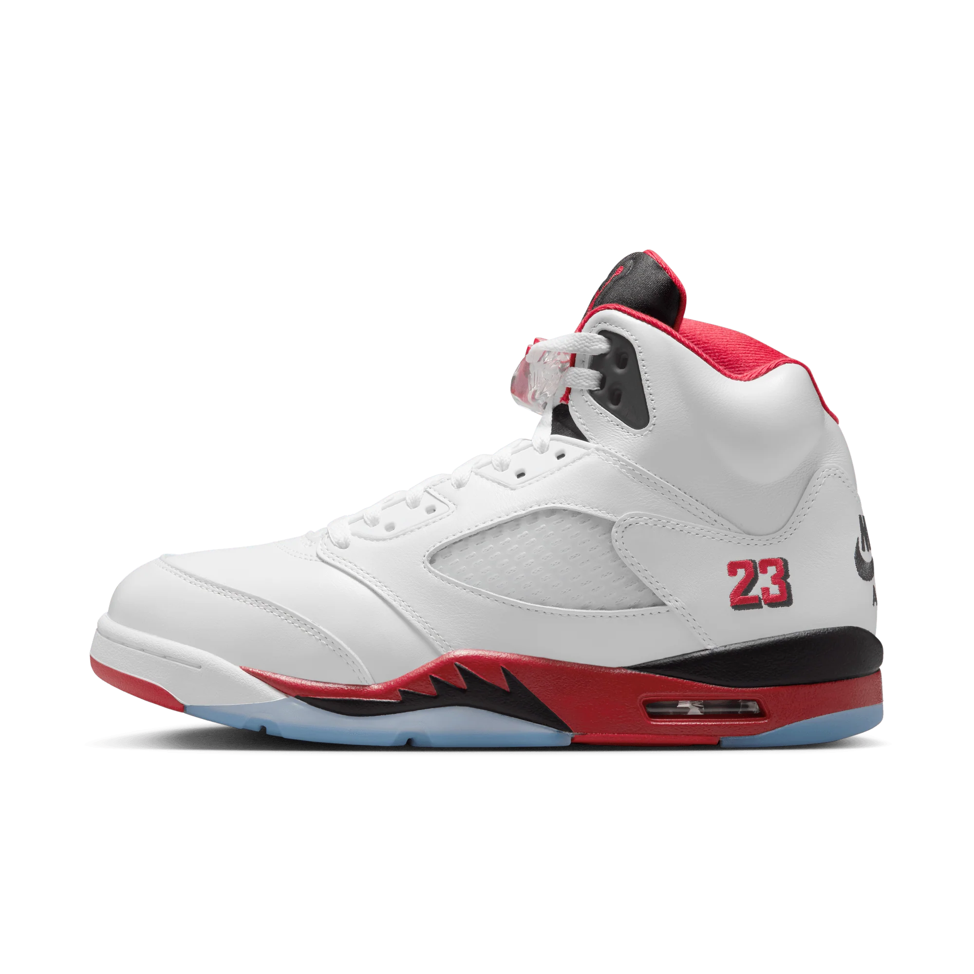 Jordan 5 Retro Fire Red Black Tongue (2025) - Image 5