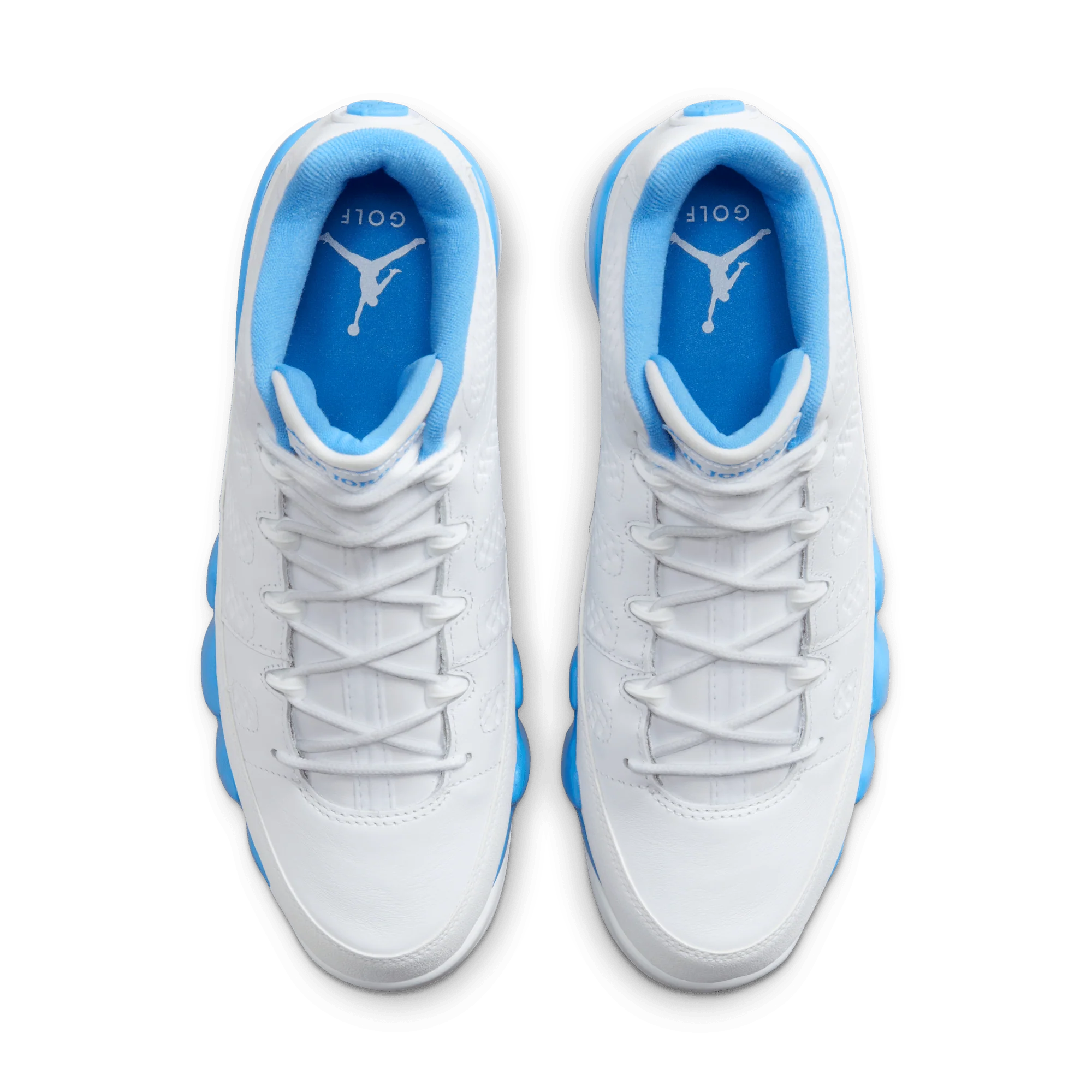 Jordan 9 Retro Low Golf White University Blue - Image 3