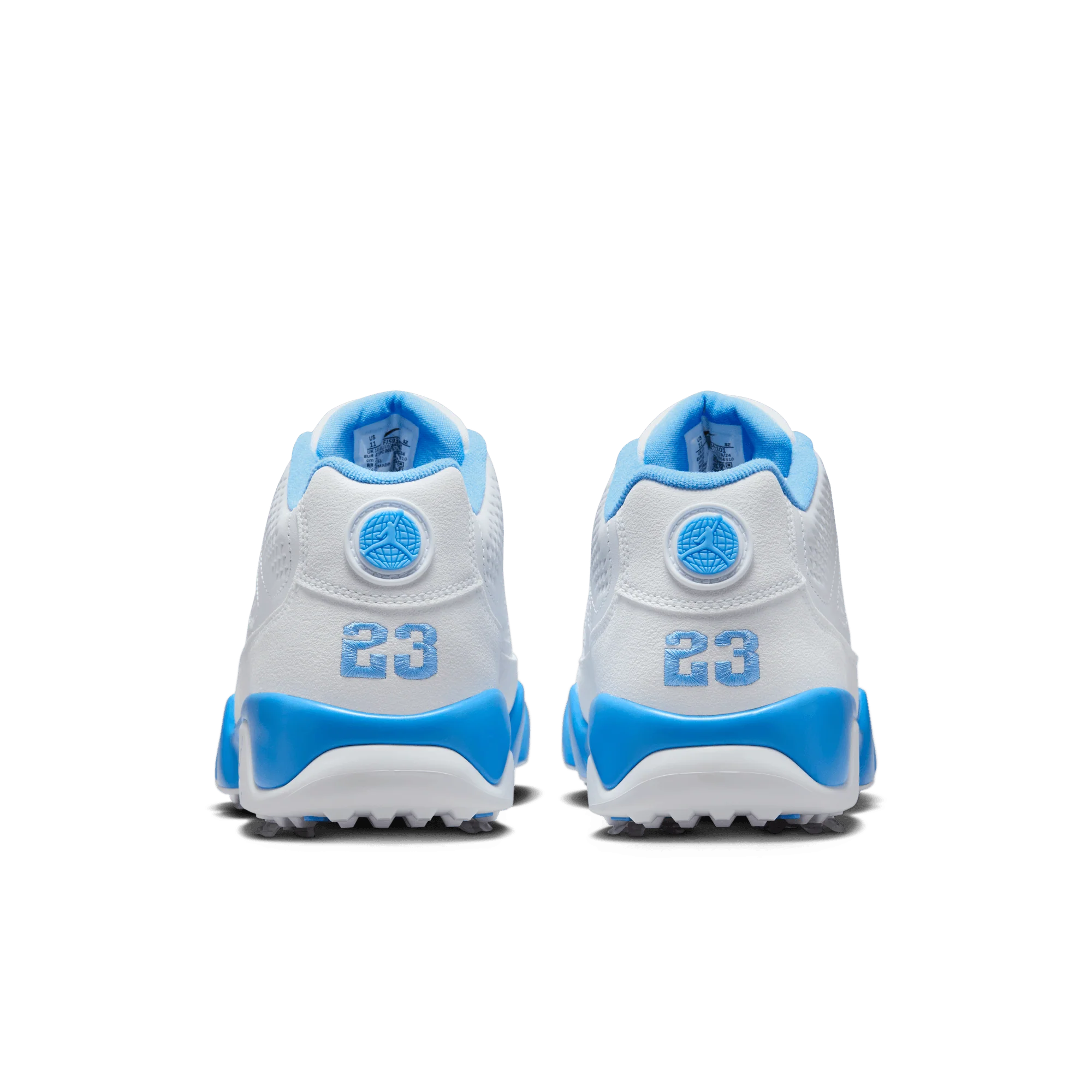 Jordan 9 Retro Low Golf White University Blue - Image 4