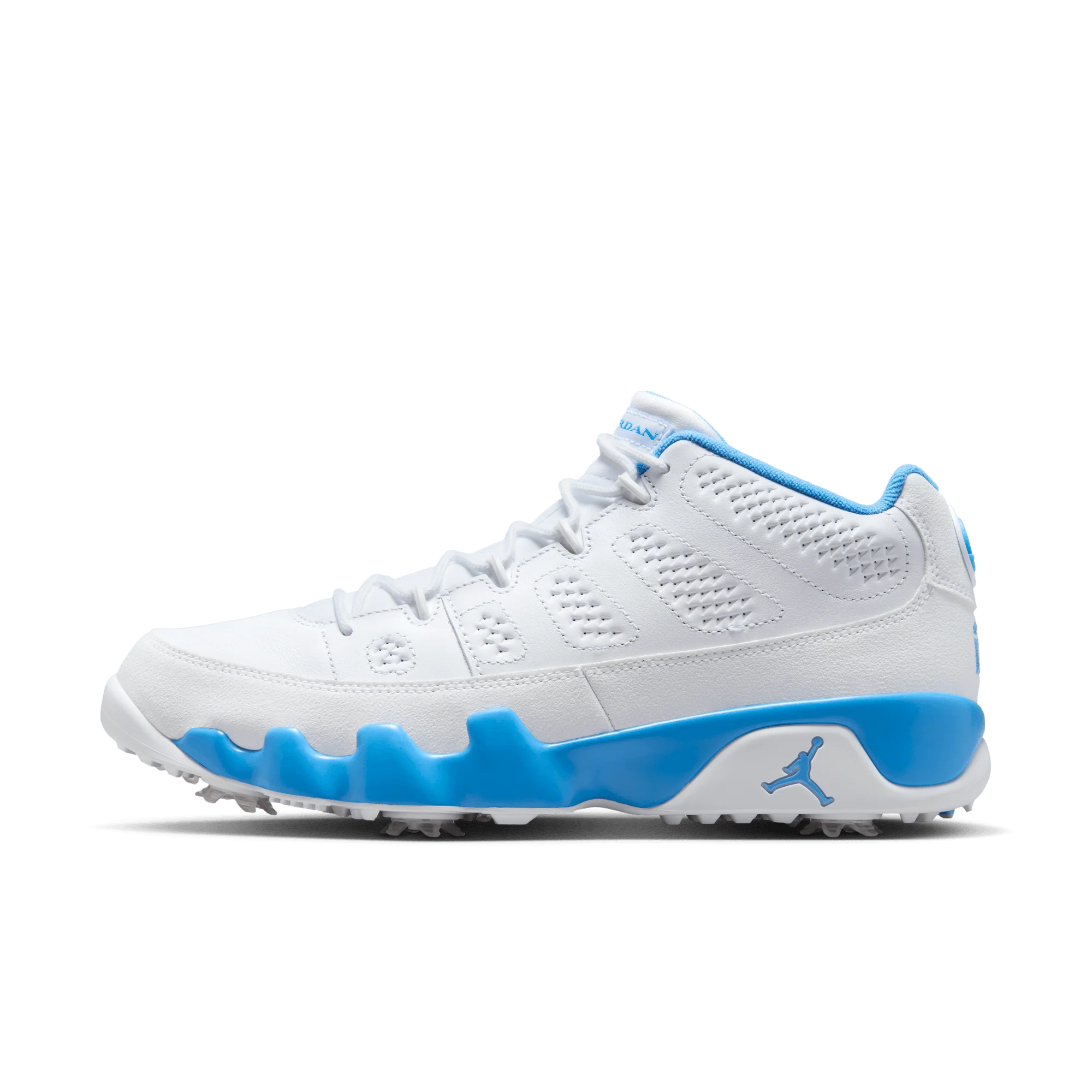 Jordan 9 Retro Low Golf White University Blue - Image 5