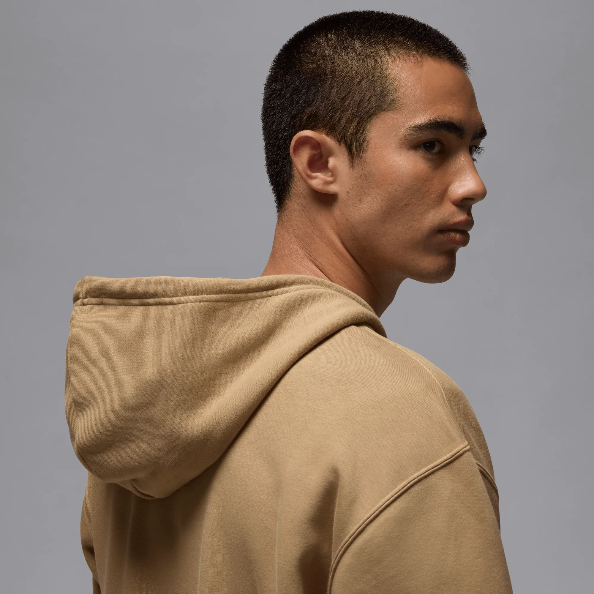Jordan Brooklyn Fleece Men's Full-zip Hoodie Desert Camo/White - Image 5