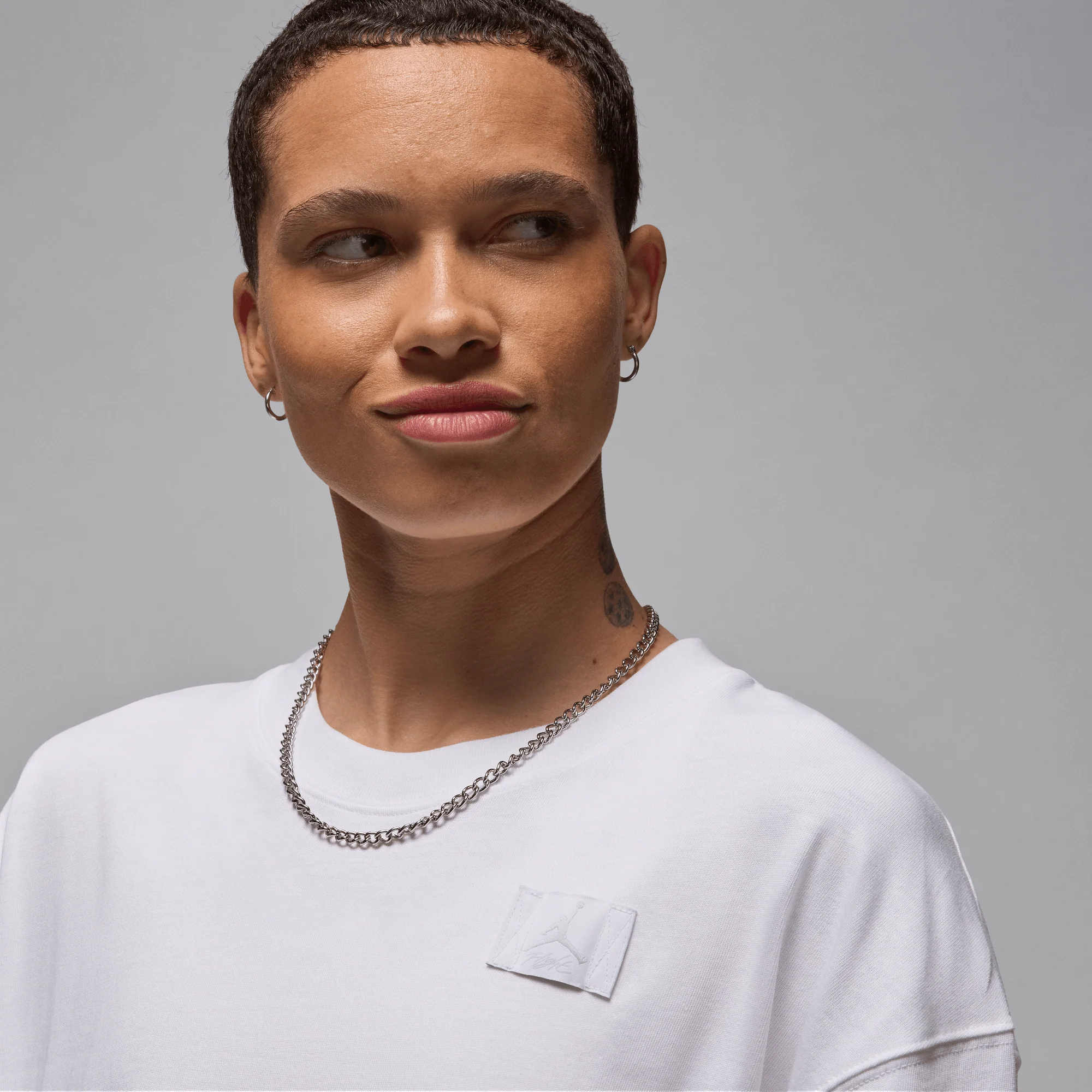 Jordan Essentials Women's Oversized T-Shirt White - Image 3