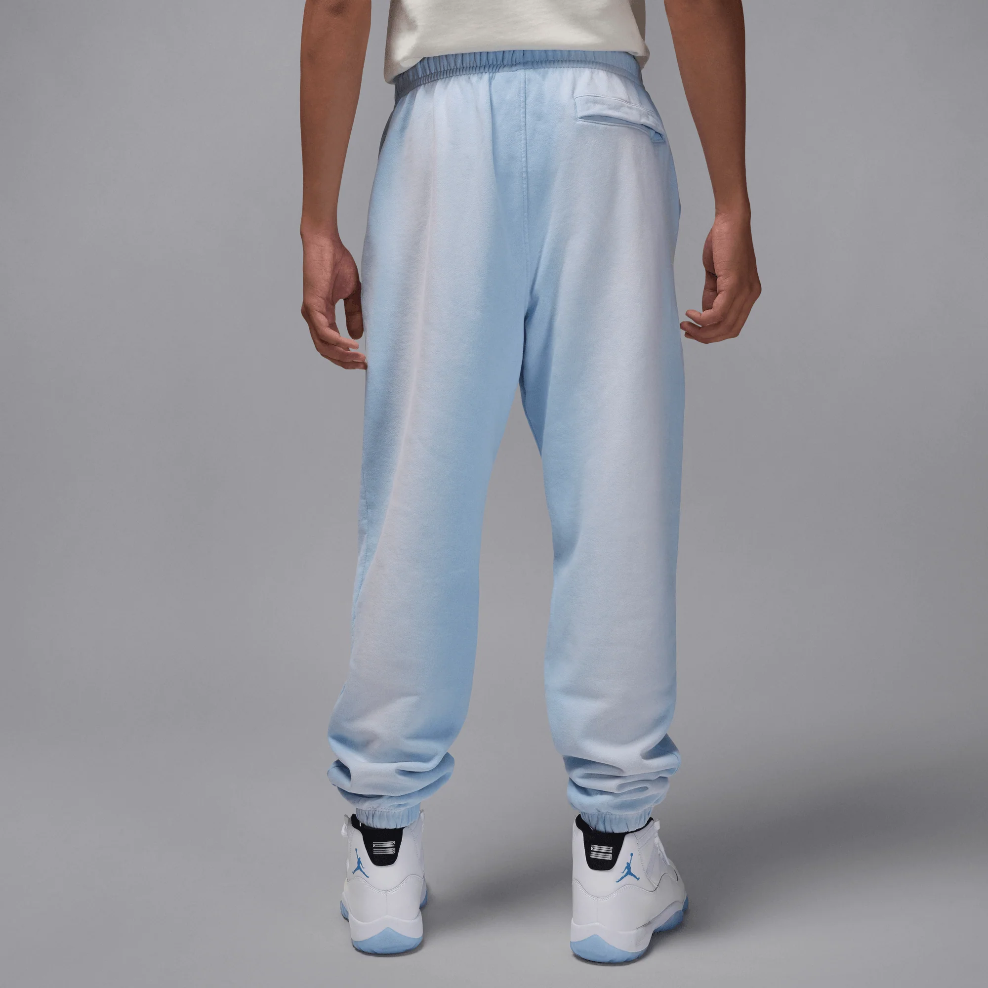 Jordan Flight Fleece Men's Pants Hydrogen Blue - Image 2