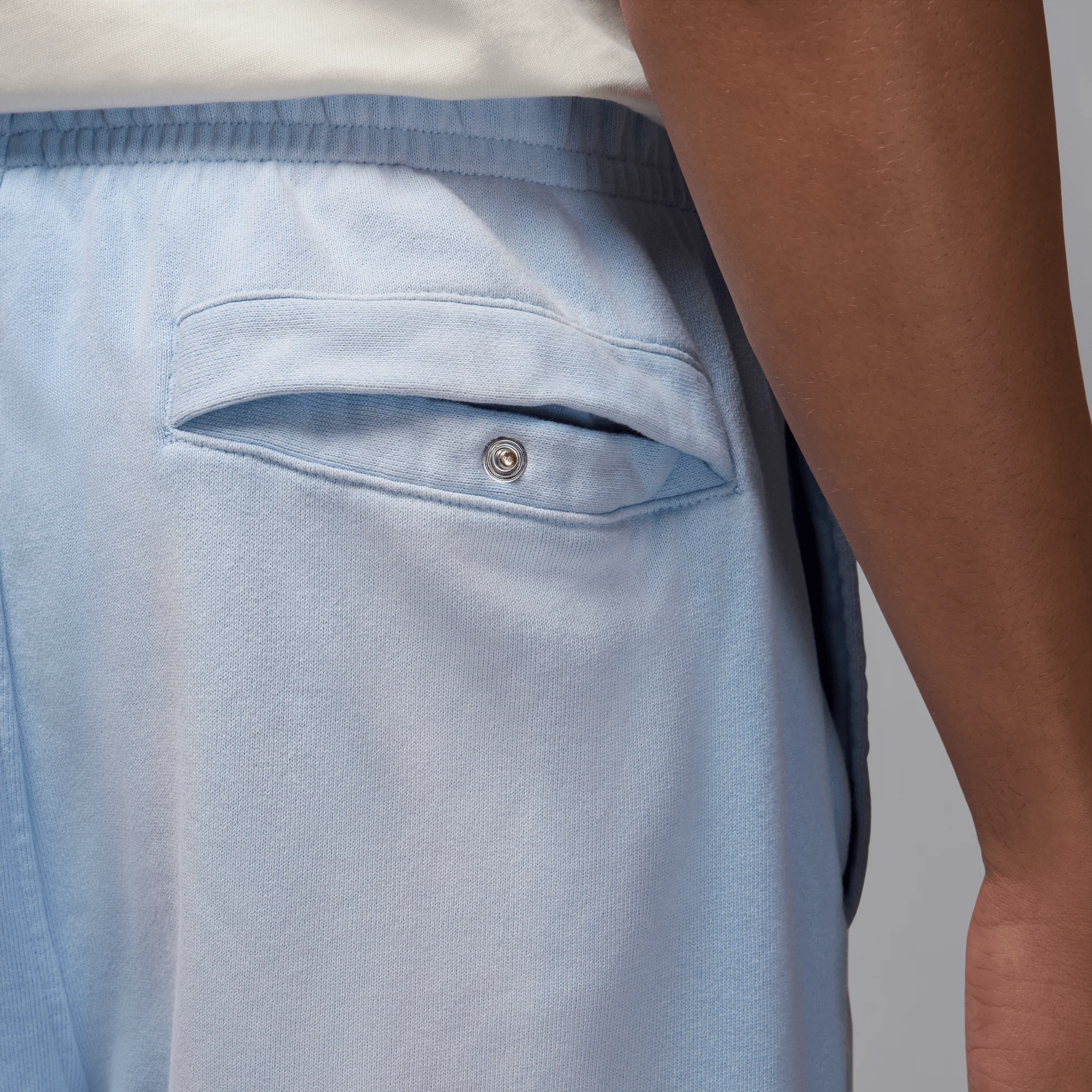 Jordan Flight Fleece Men's Pants Hydrogen Blue - Image 4