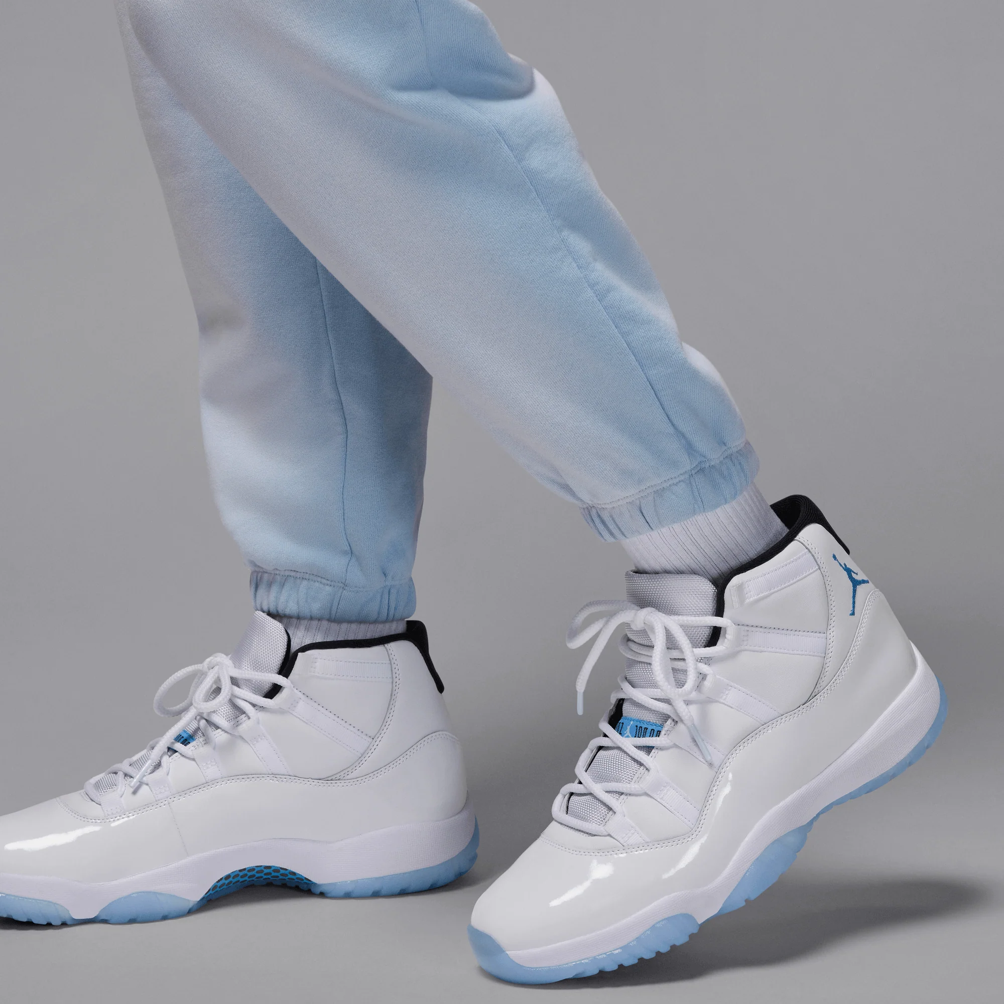 Jordan Flight Fleece Men's Pants Hydrogen Blue - Image 5