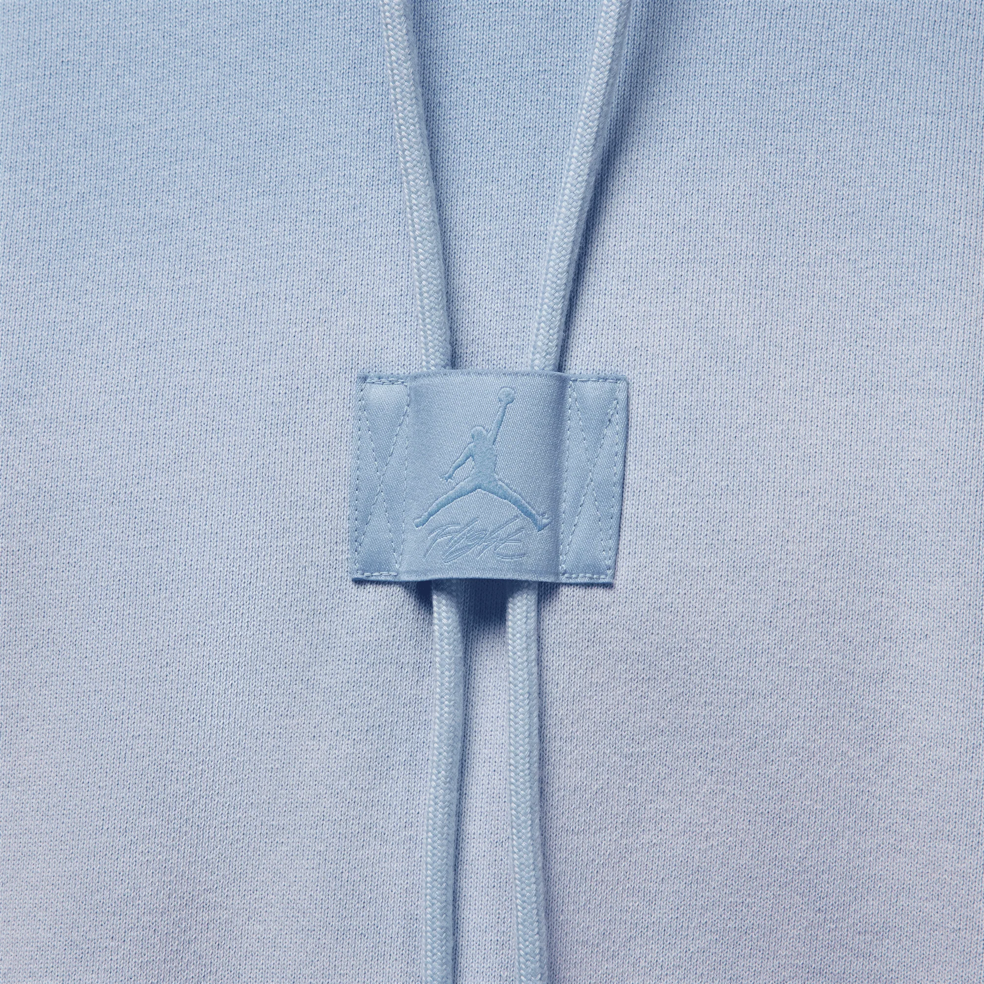 Jordan Flight Fleece Men's Pullover Hoodie Hydrogen Blue - Image 4