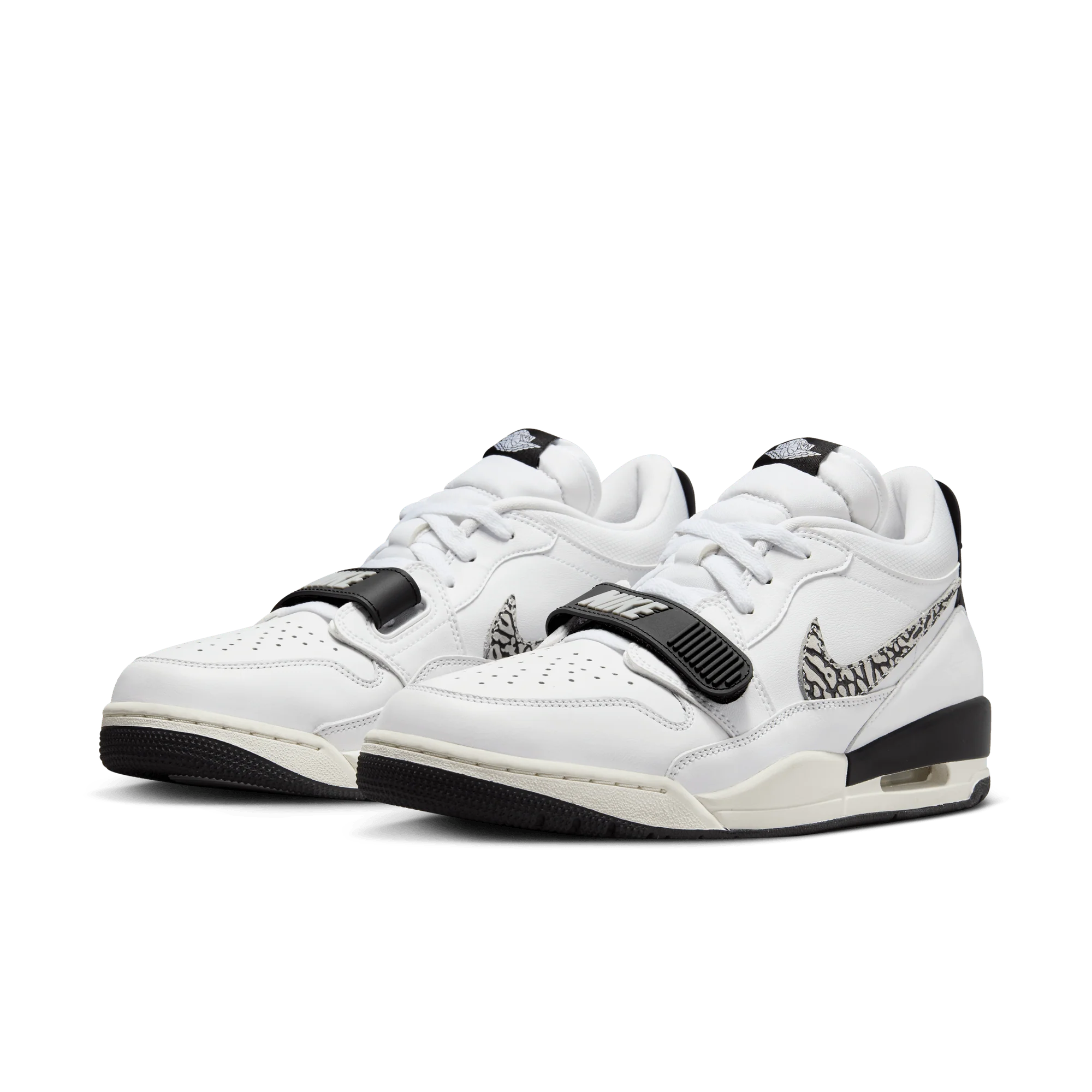 Jordan Legacy 312 Low White Black Elephant Swoosh - Image 2