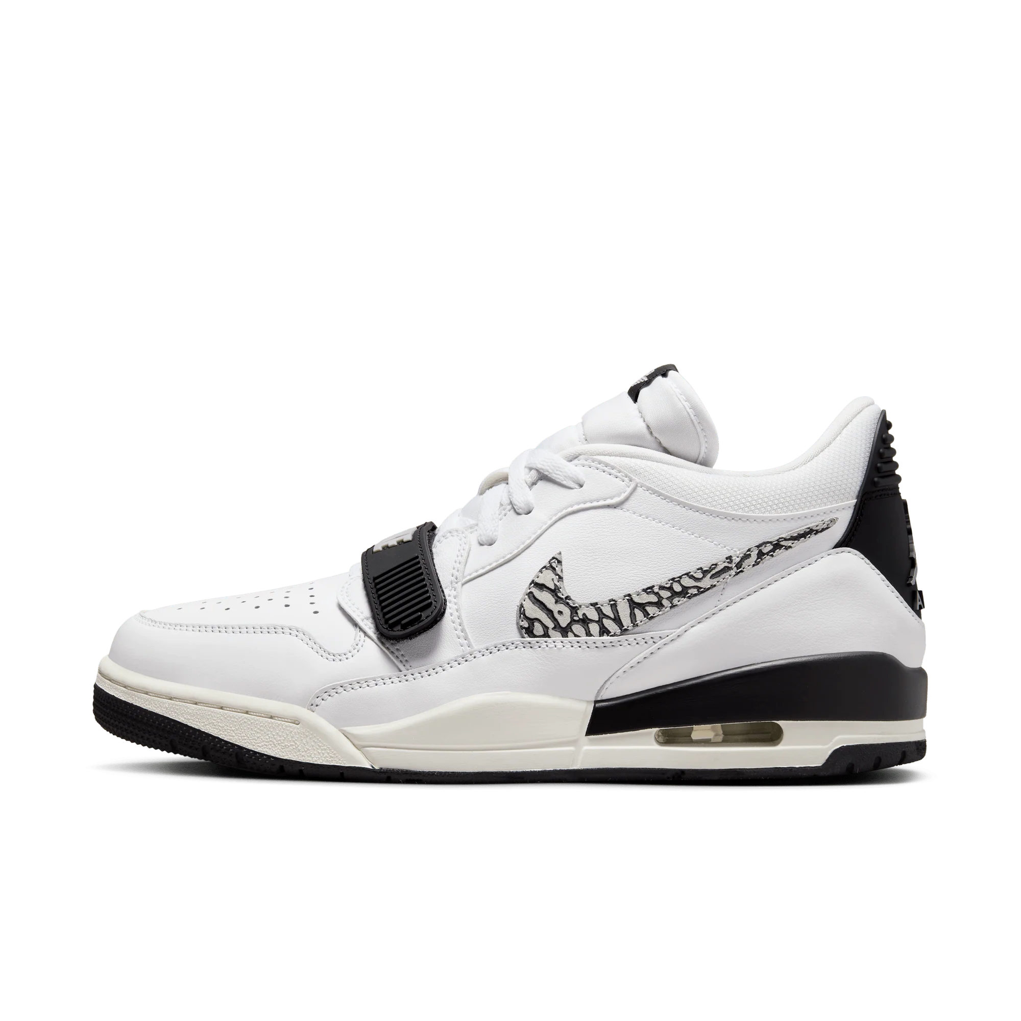 Jordan Legacy 312 Low White Black Elephant Swoosh - Image 5
