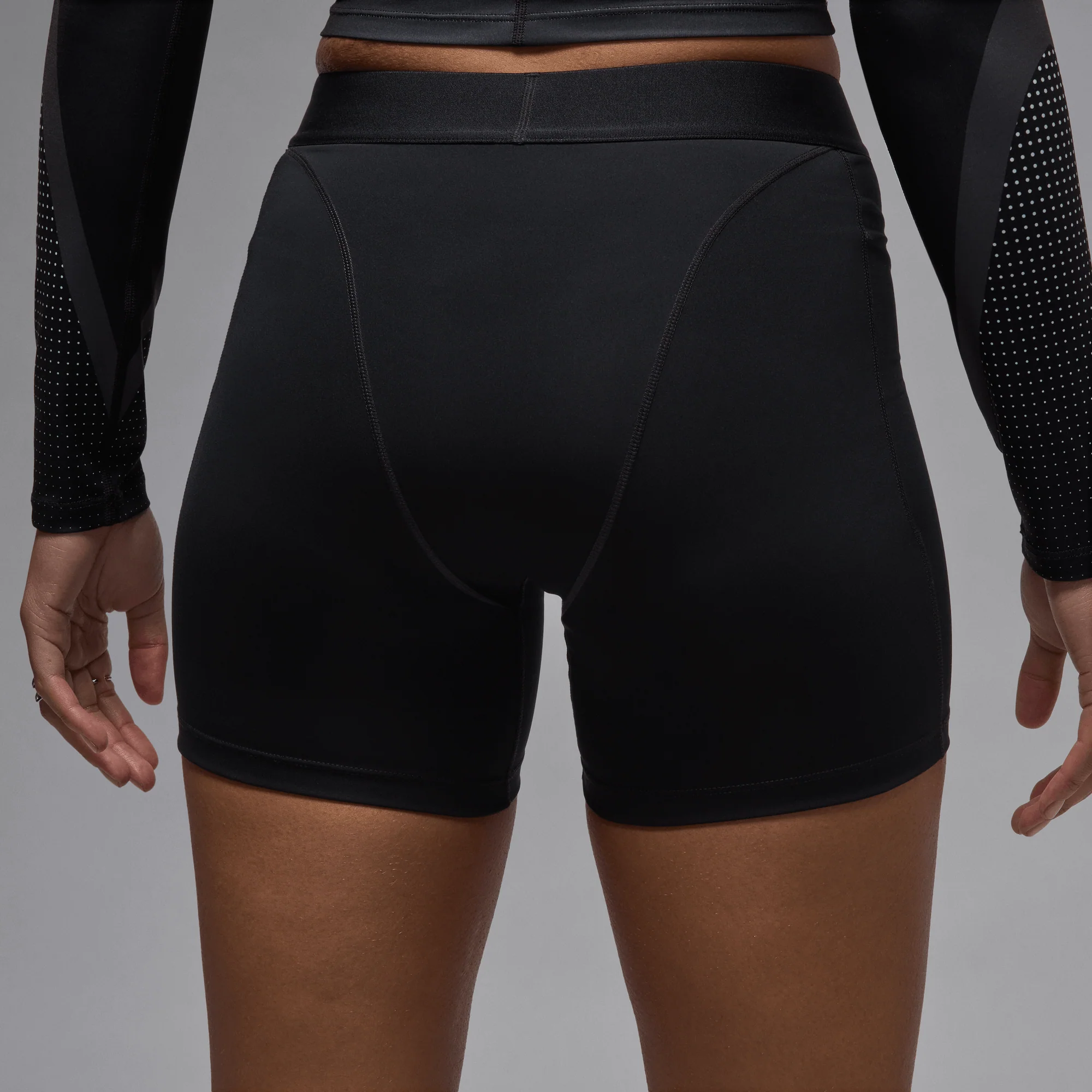 Jordan Sport Leak Protection: Period Women's Shorts Black/White - Image 2