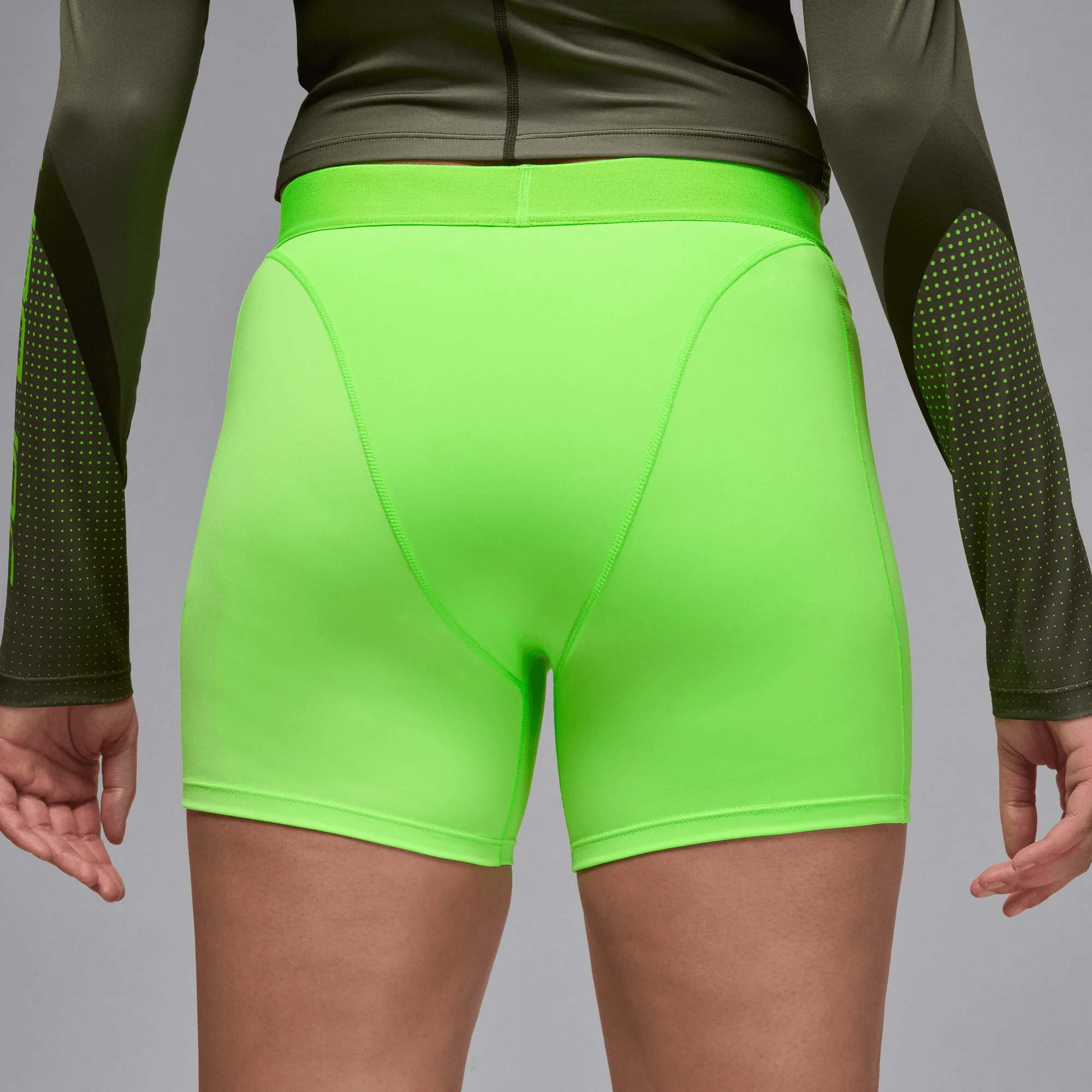 Jordan Sport Leak Protection: Period Women's Shorts Electric Green - Image 3