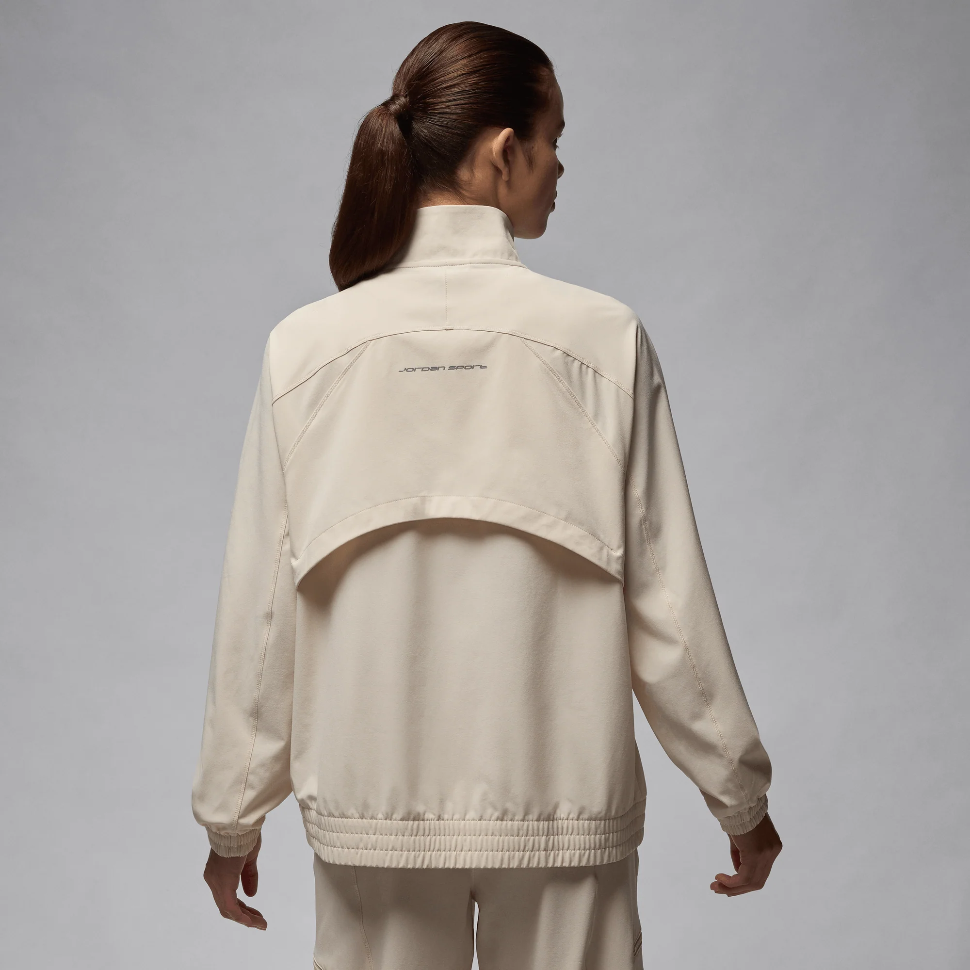 Jordan Sport Women's Dri-FIT Woven Jacket Legend Light Brown/Legend Medium Brown - Image 2