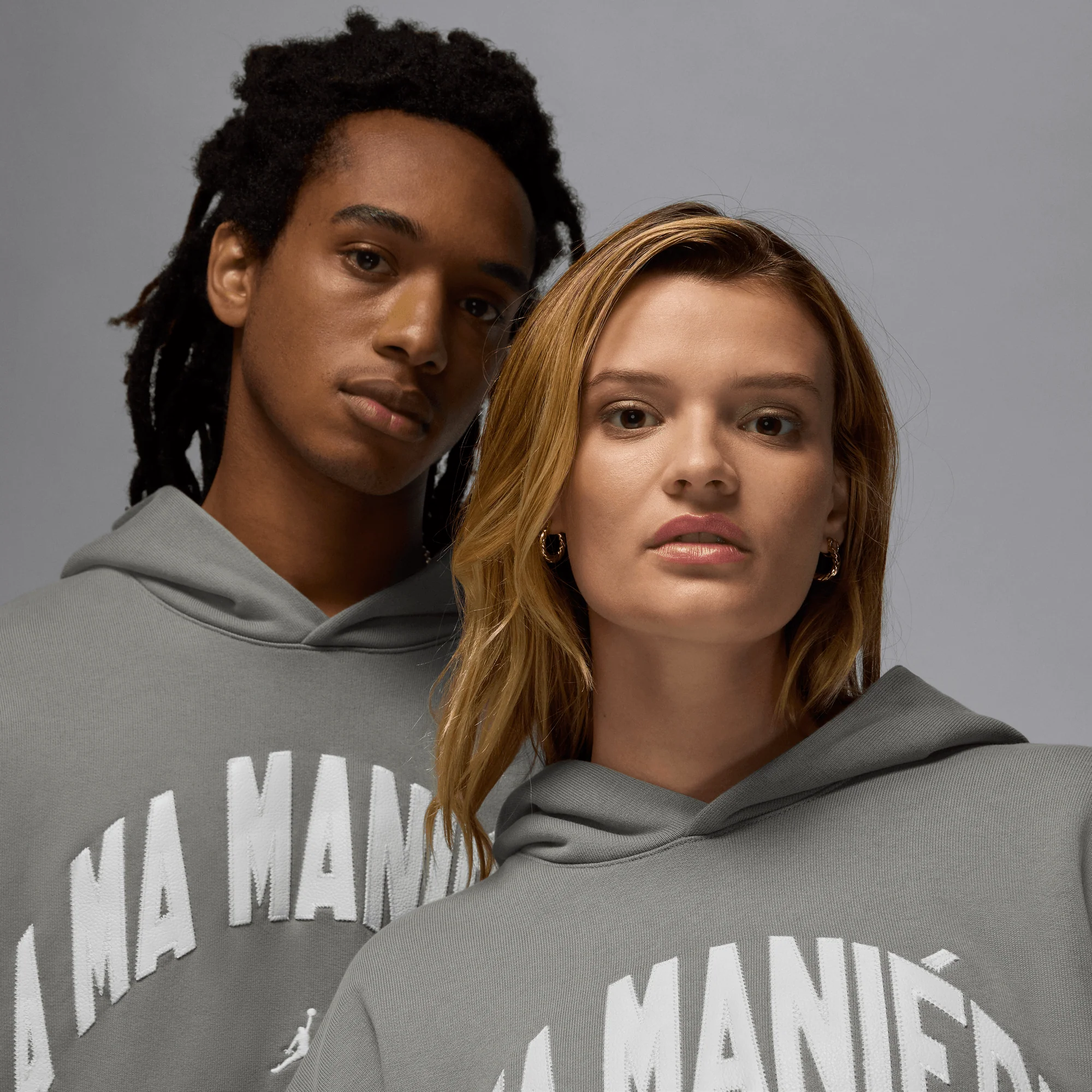 Jordan X A Ma Maniere Hoodie Flat Pewter - Image 2