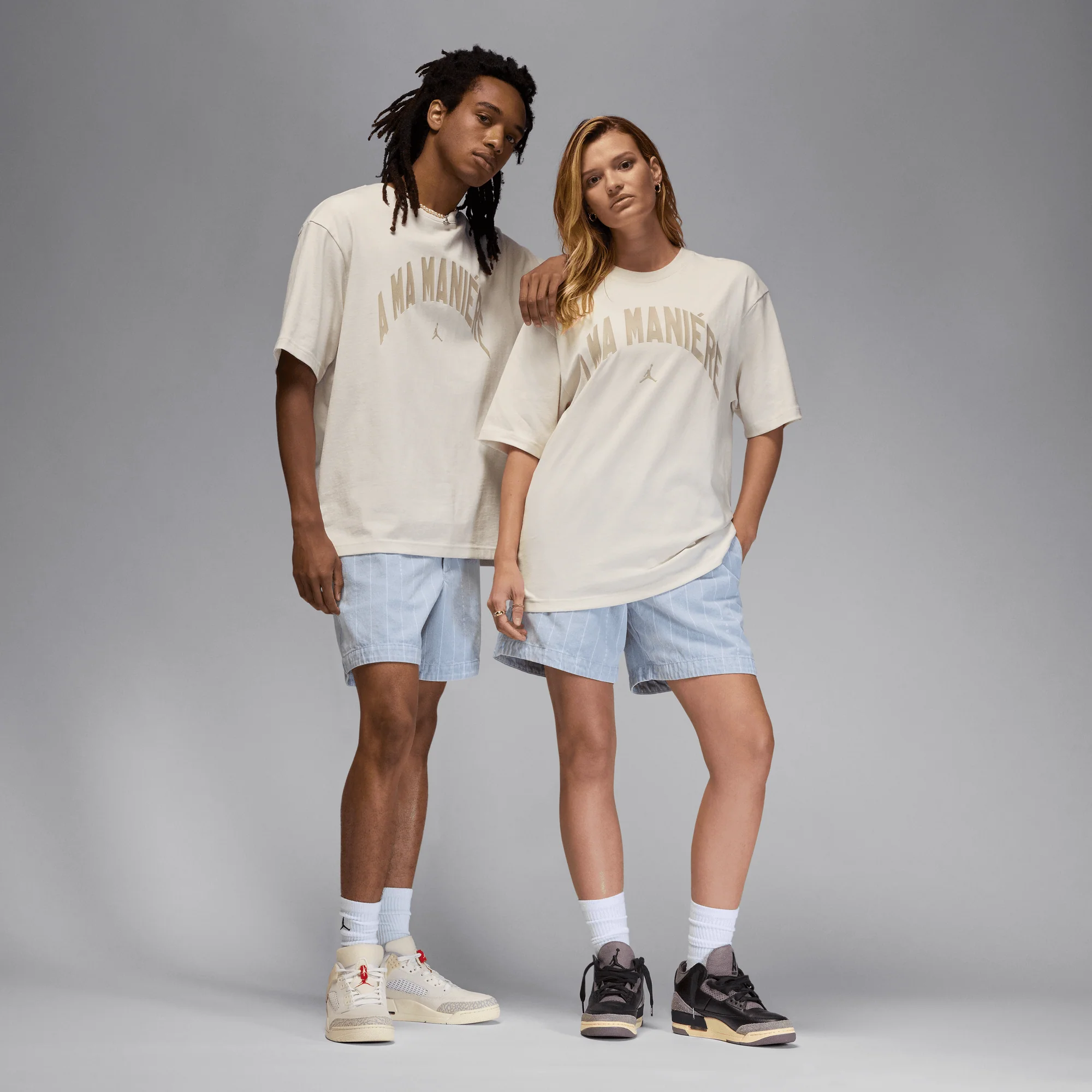 Jordan X A Ma Maniere T-Shirt Phantom - Image 5