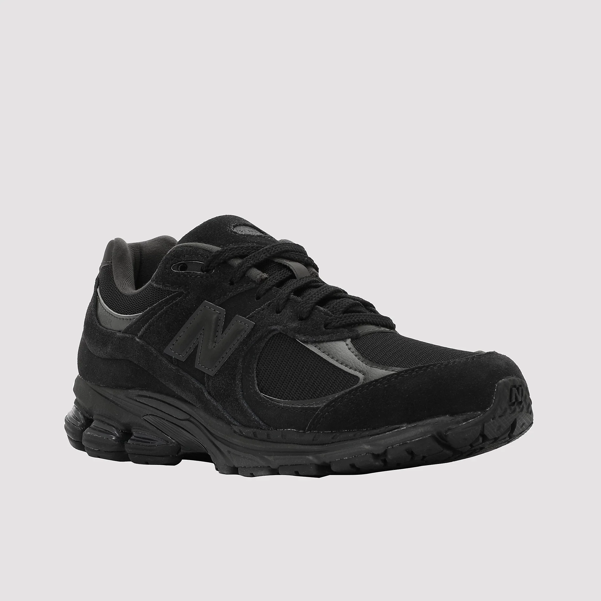 New Balance 2002R Triple Black Suede - Image 2