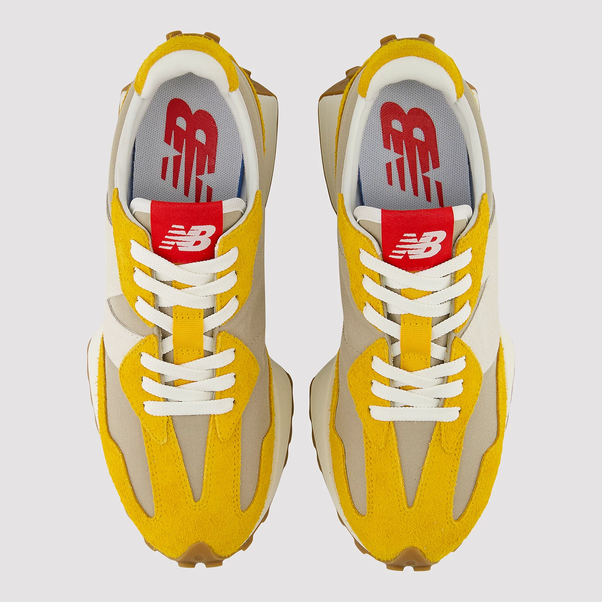 New Balance 327 Varsity Gold Beige - Image 3