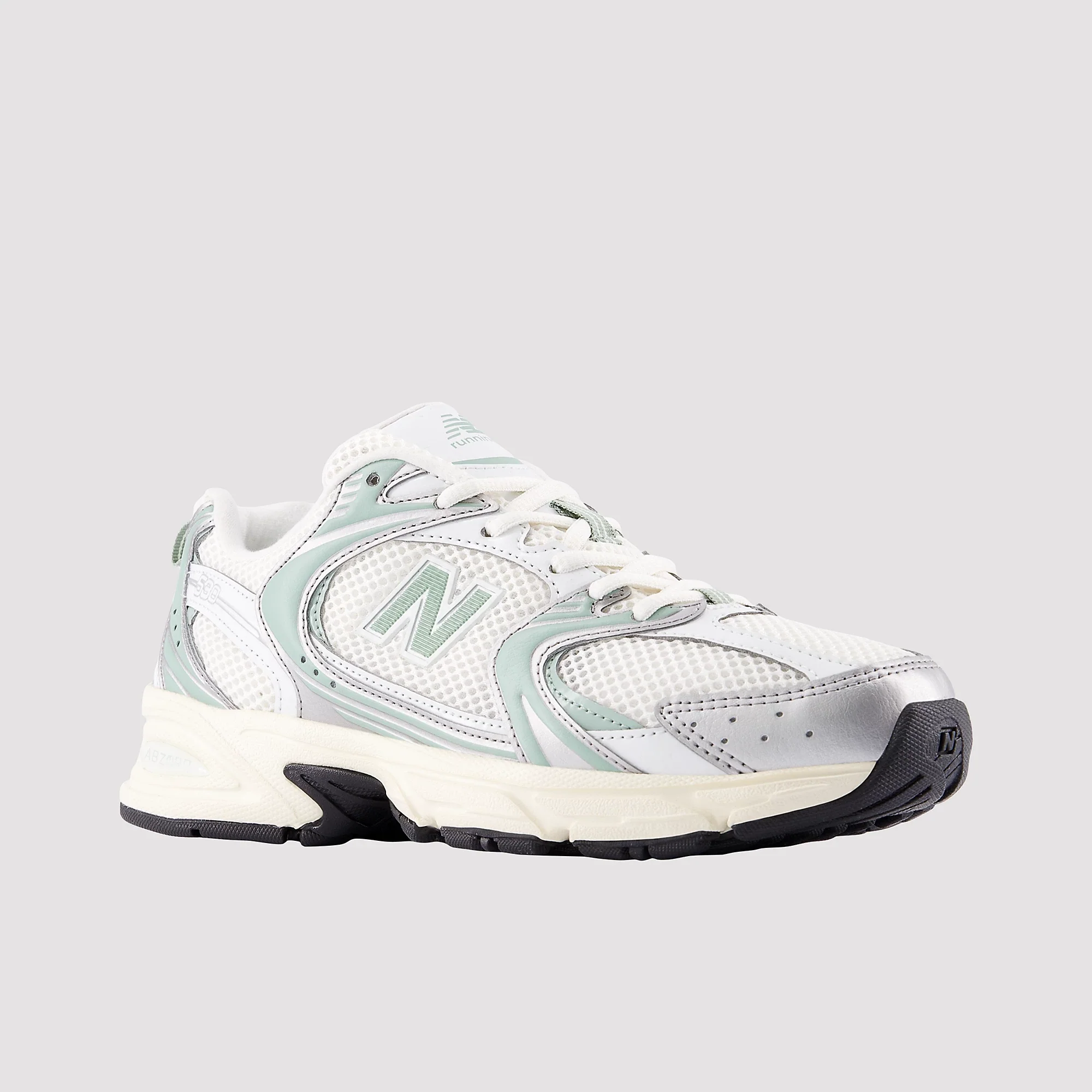 New Balance 530 Silver Metallic Mosaic Green - Image 2