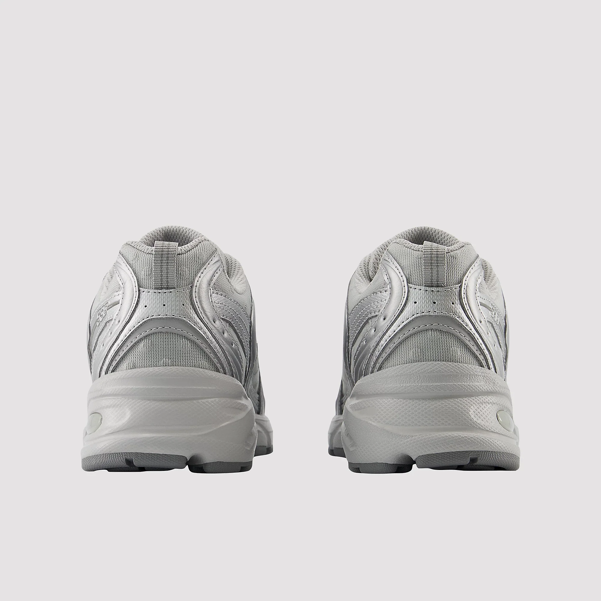 New Balance 530 Silver Metallic Raincloud Polka Dots - Image 3