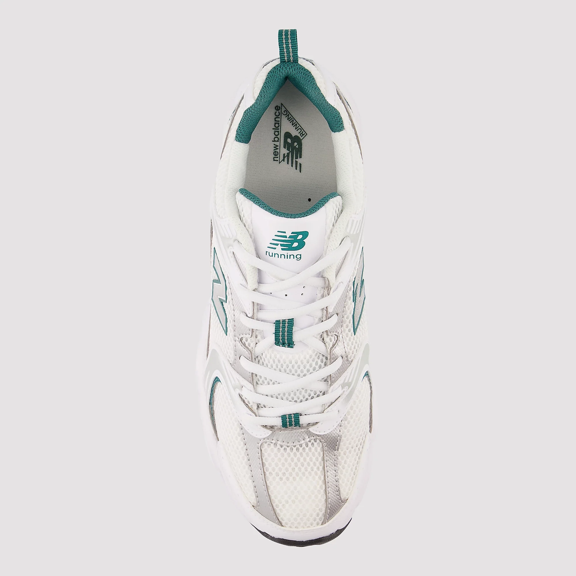 New Balance 530 White Silver Green - Image 3