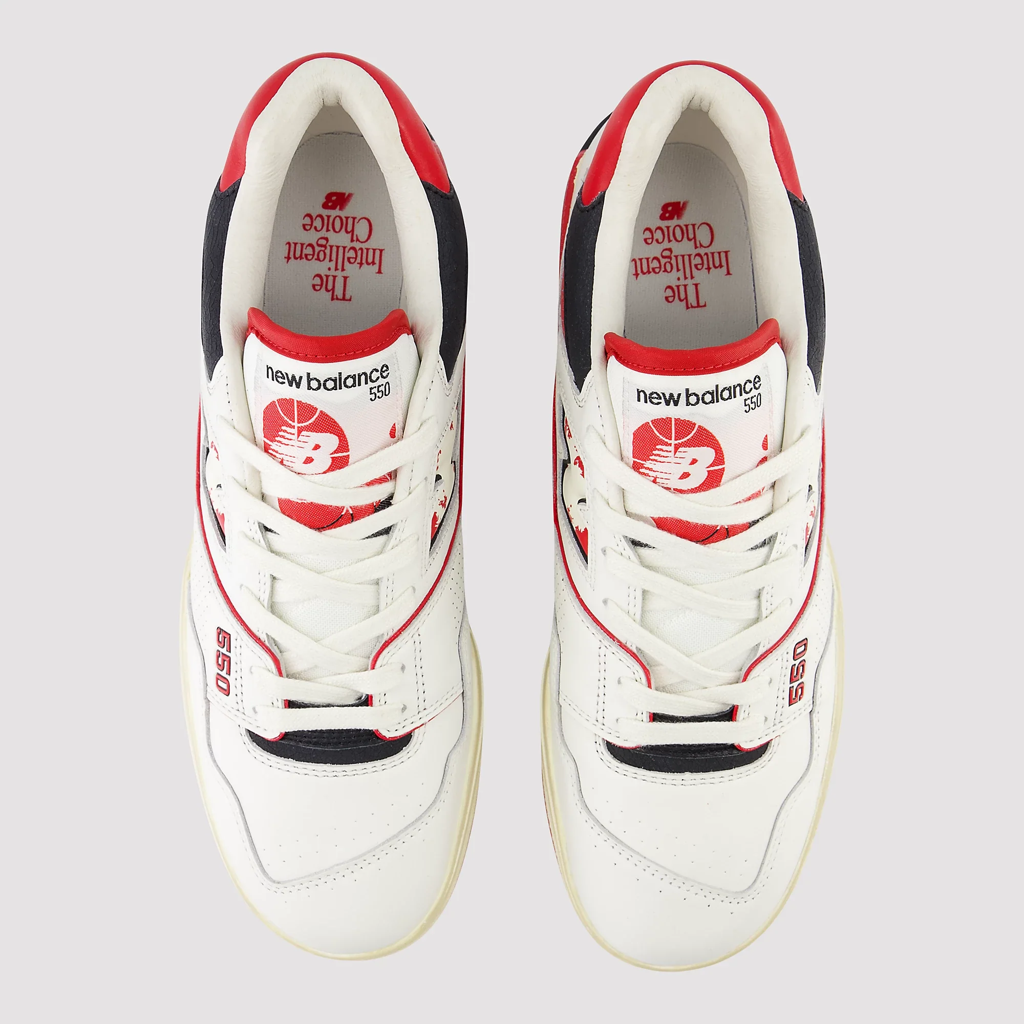 New Balance 550 Vintage Pack Team Red - Image 3