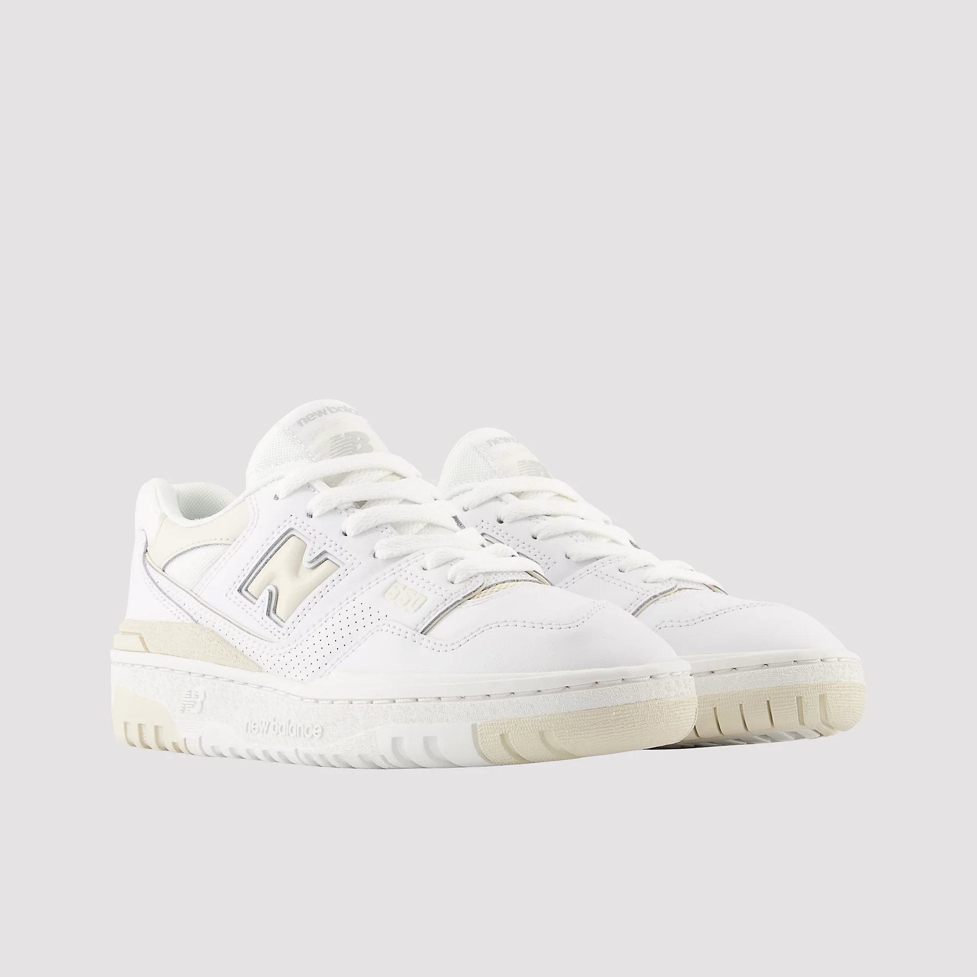 New Balance 550 White Cream Leather (GS) - Image 2