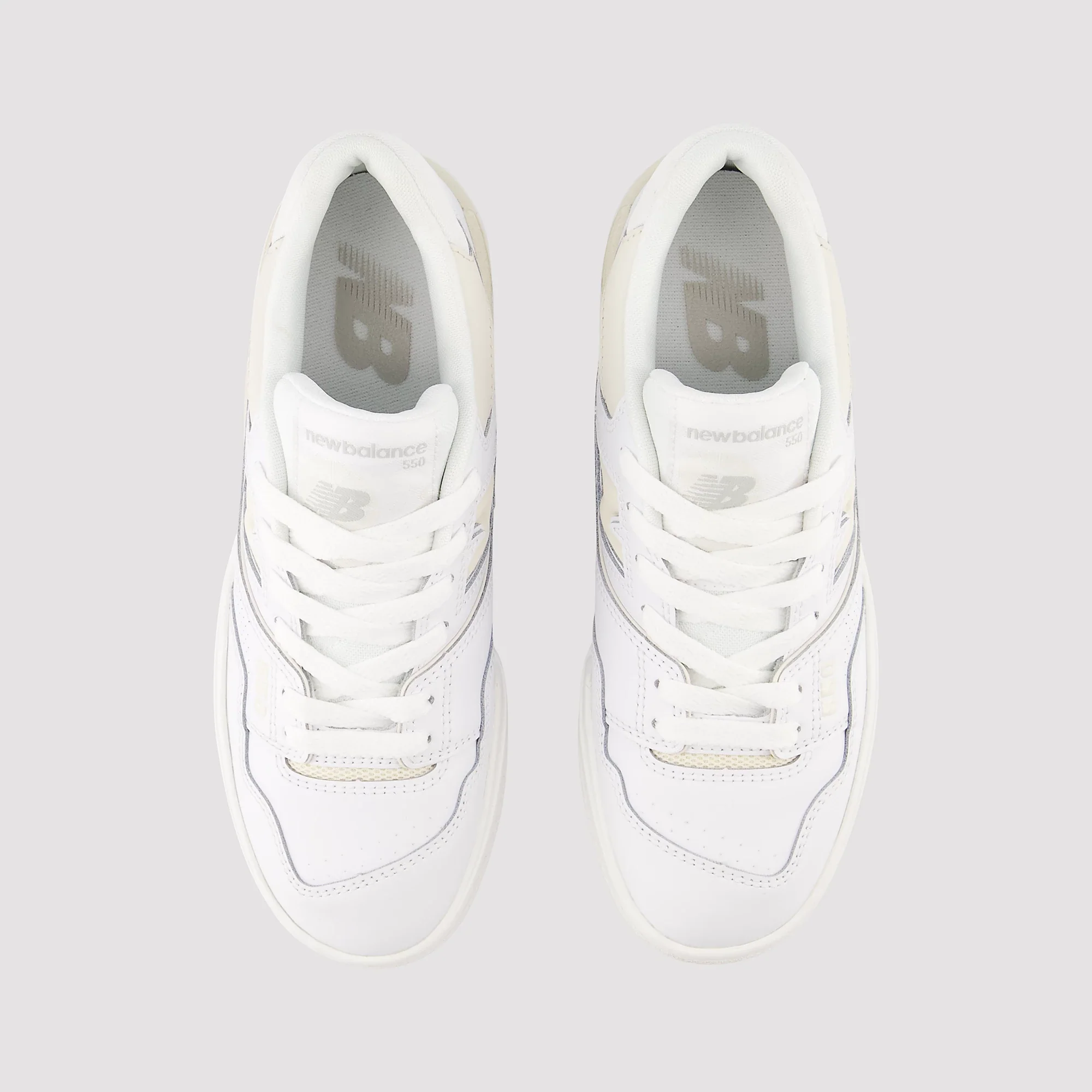 New Balance 550 White Cream Leather (GS) - Image 3