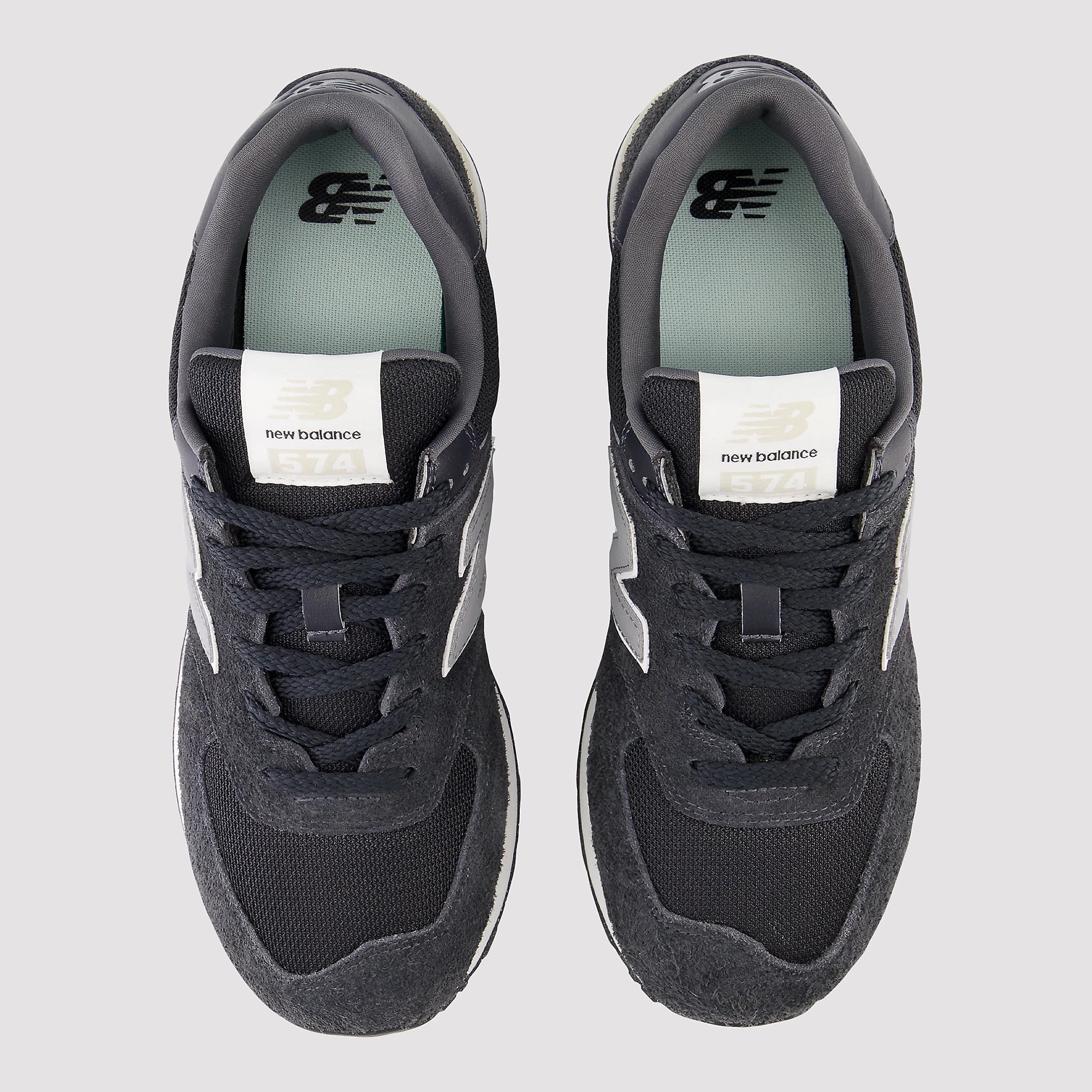 New Balance 574 Black Noir Grey - Image 3