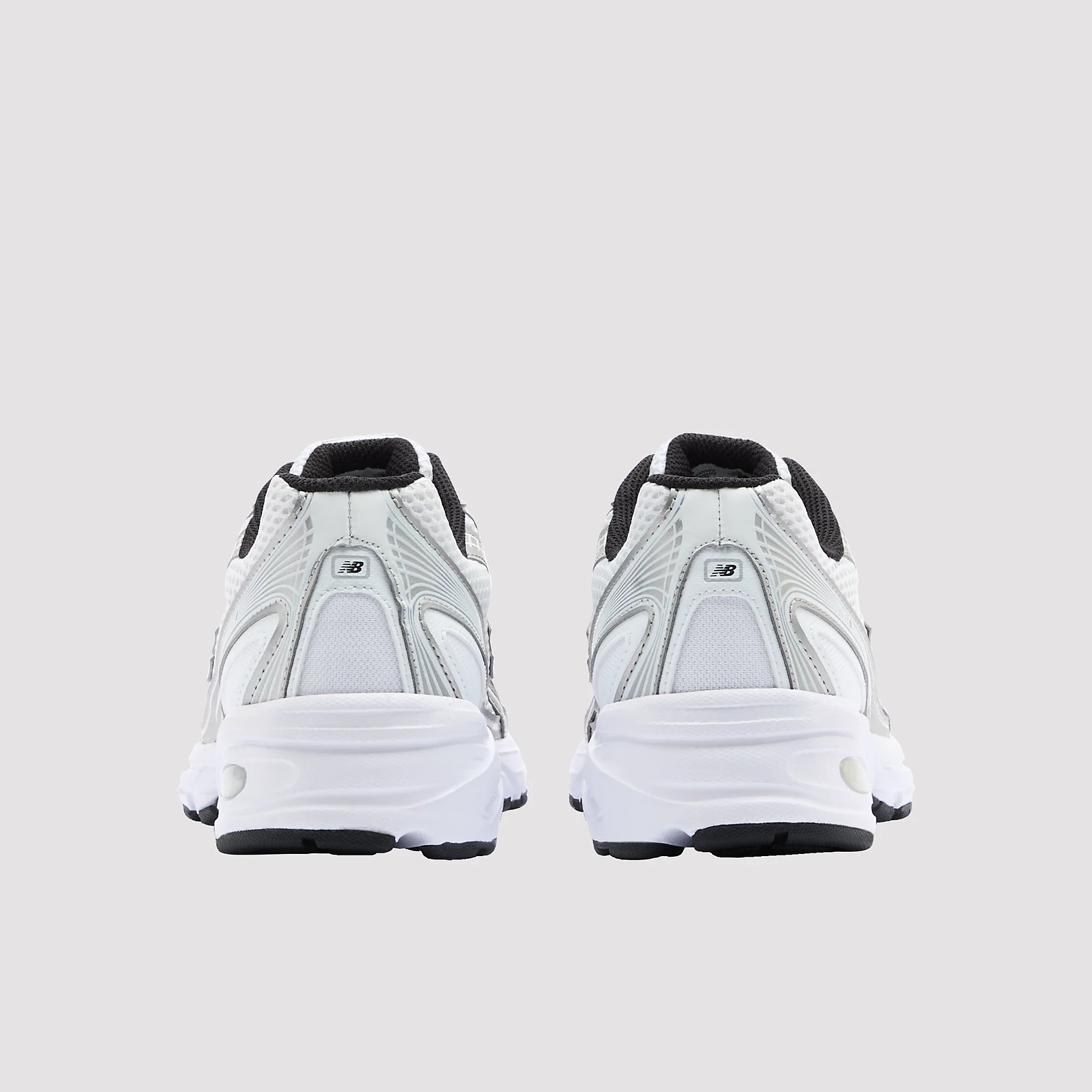 New Balance 740 White Silver Metallic Navy - Image 4