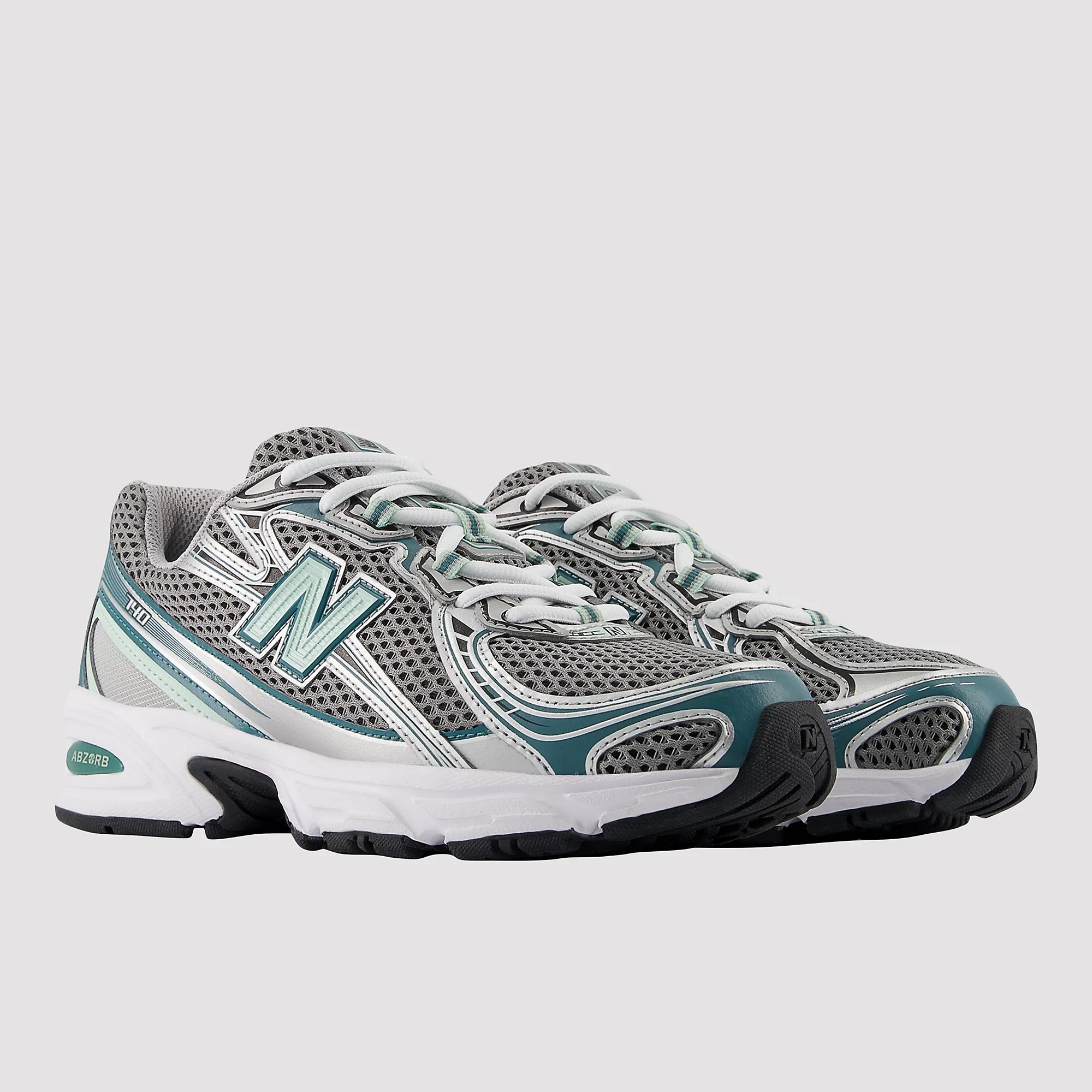 New Balance 740v2 Silver Metallic New Spruce - Image 2