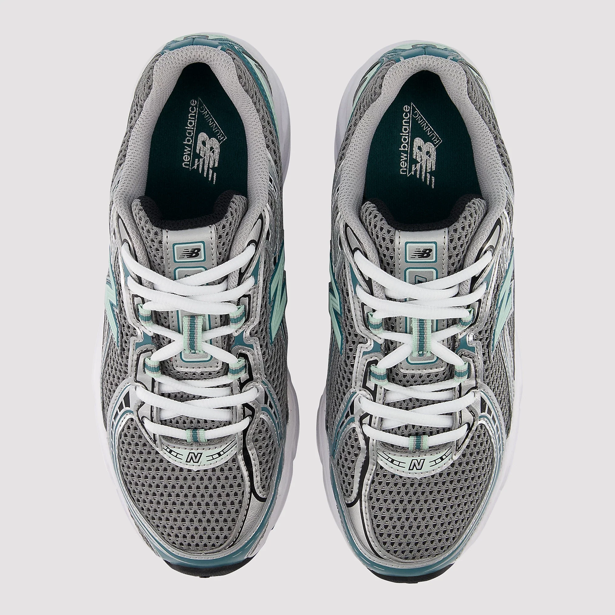 New Balance 740v2 Silver Metallic New Spruce - Image 3