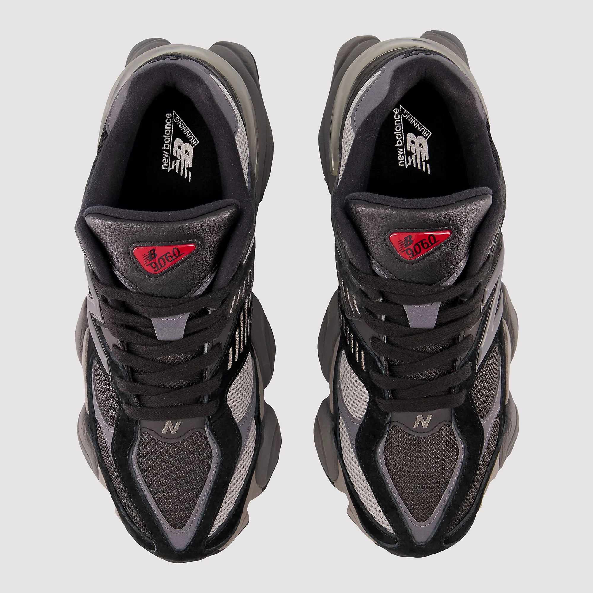New Balance 9060 Black Castlerock Grey - Image 3