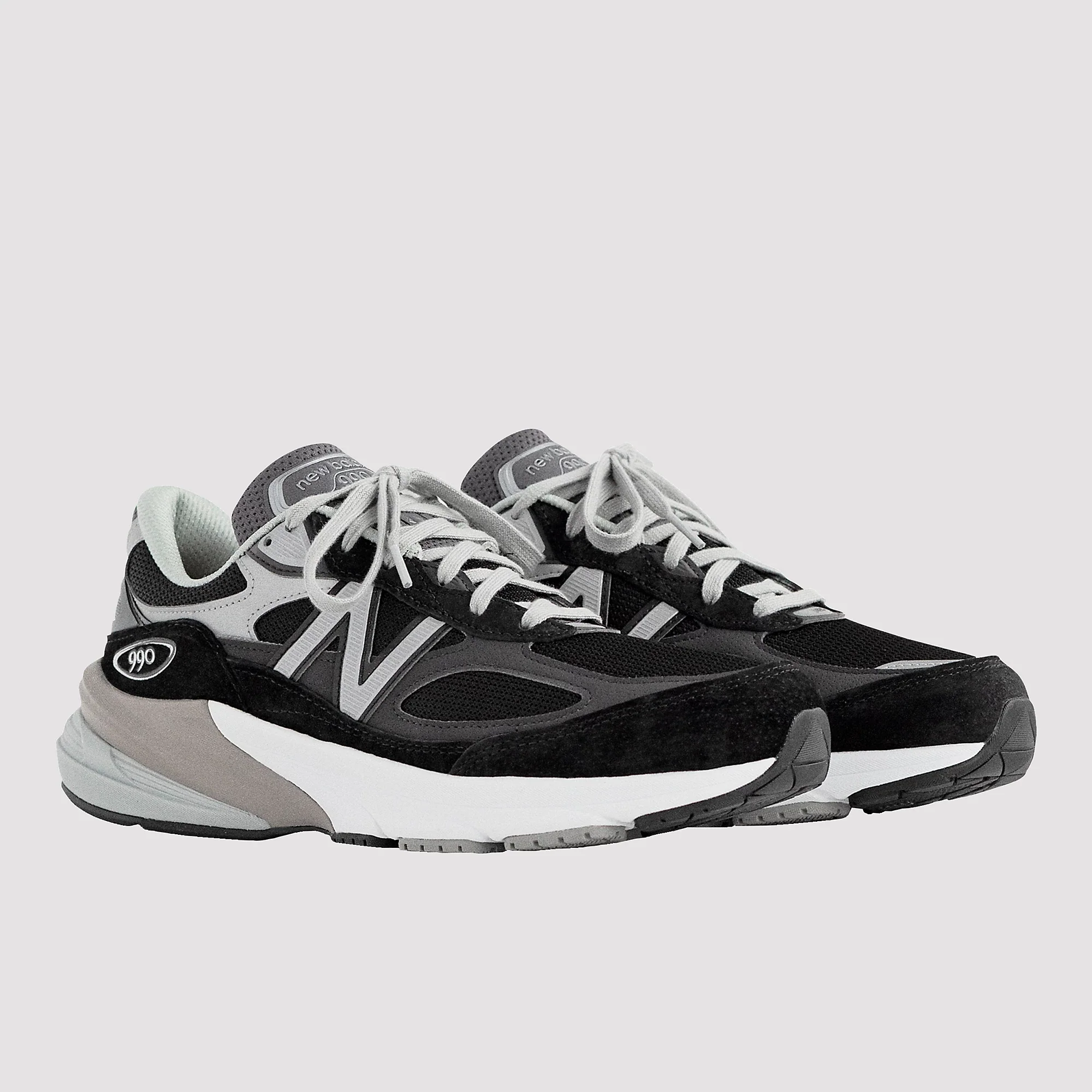 New Balance 990v6 MiUSA Black Grey White (Women's) - Image 2